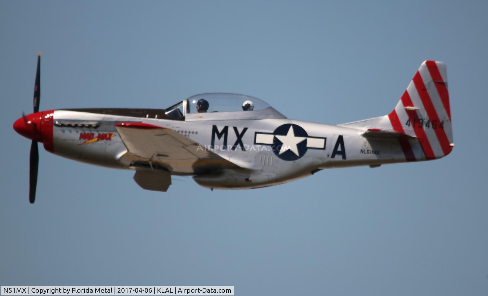 N51MX, 1944 North American F-51D Mustang C/N 45-11559, Sun N Fun 2017