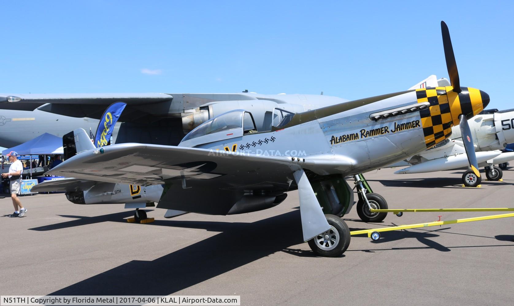 N51TH, 1944 North American P-51D Mustang C/N 122-40530, Sun N Fun 2017