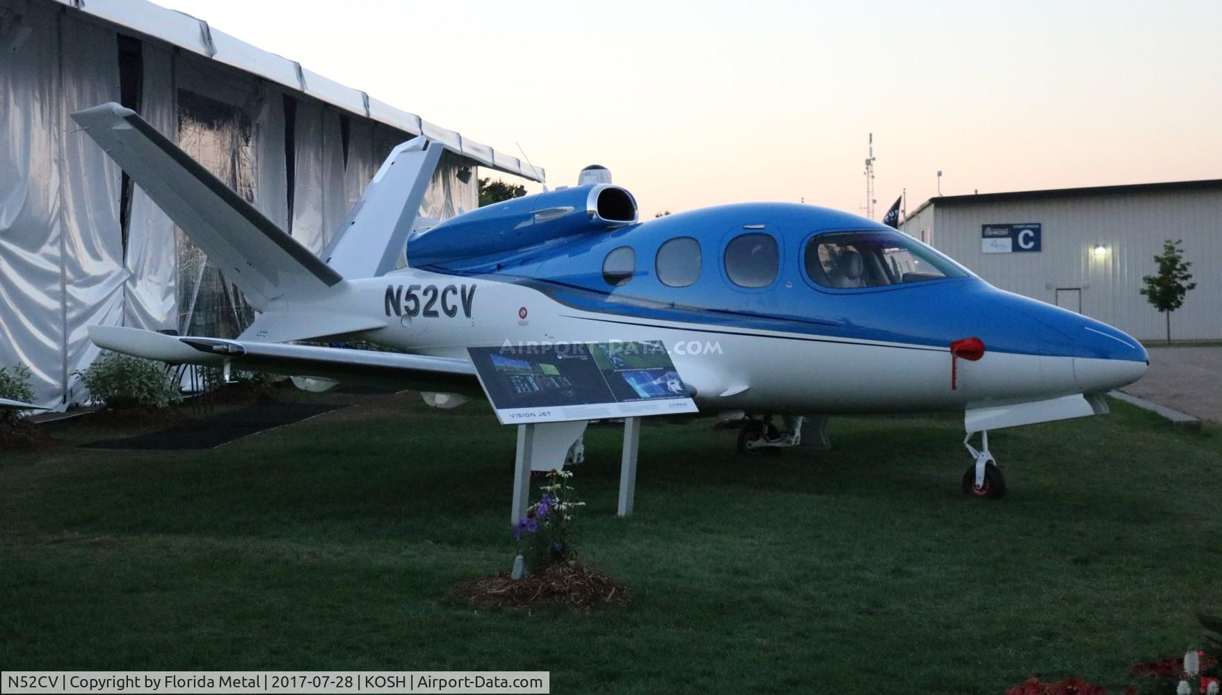 N52CV, 2017 Cirrus SF50 Vision C/N 0010, Air Venture 2017