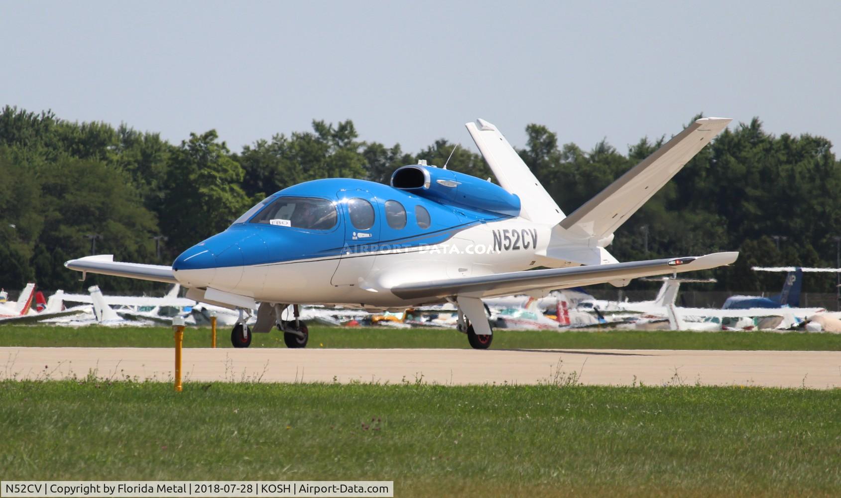 N52CV, 2017 Cirrus SF50 Vision C/N 0010, Air Venture 2018