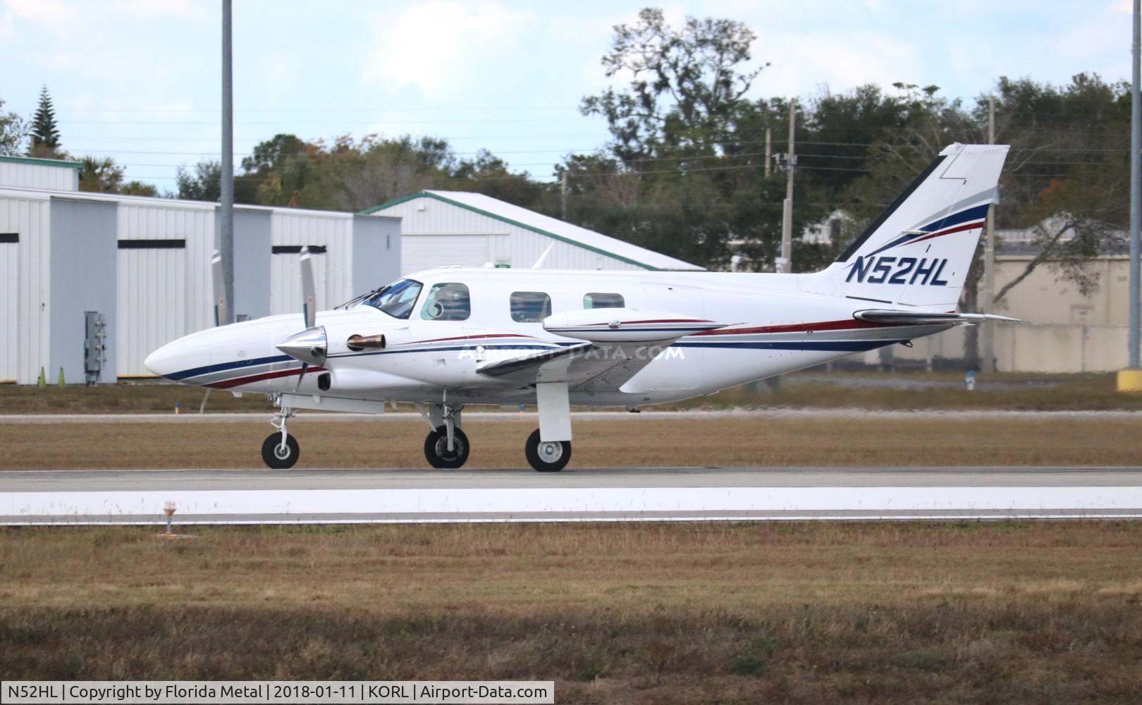 N52HL, 1980 Piper PA-31T1 Cheyenne 1 C/N 31T-8004023, ORL 2018