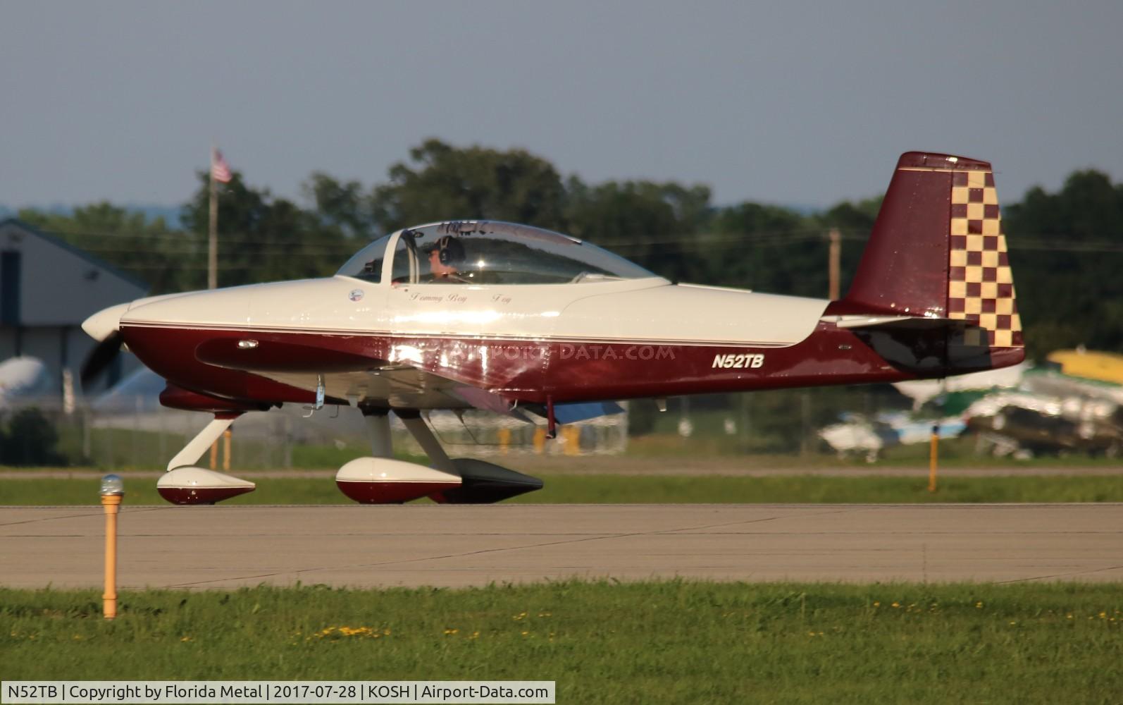 N52TB, 2003 Vans RV-8A C/N 80258, Air Venture 2017