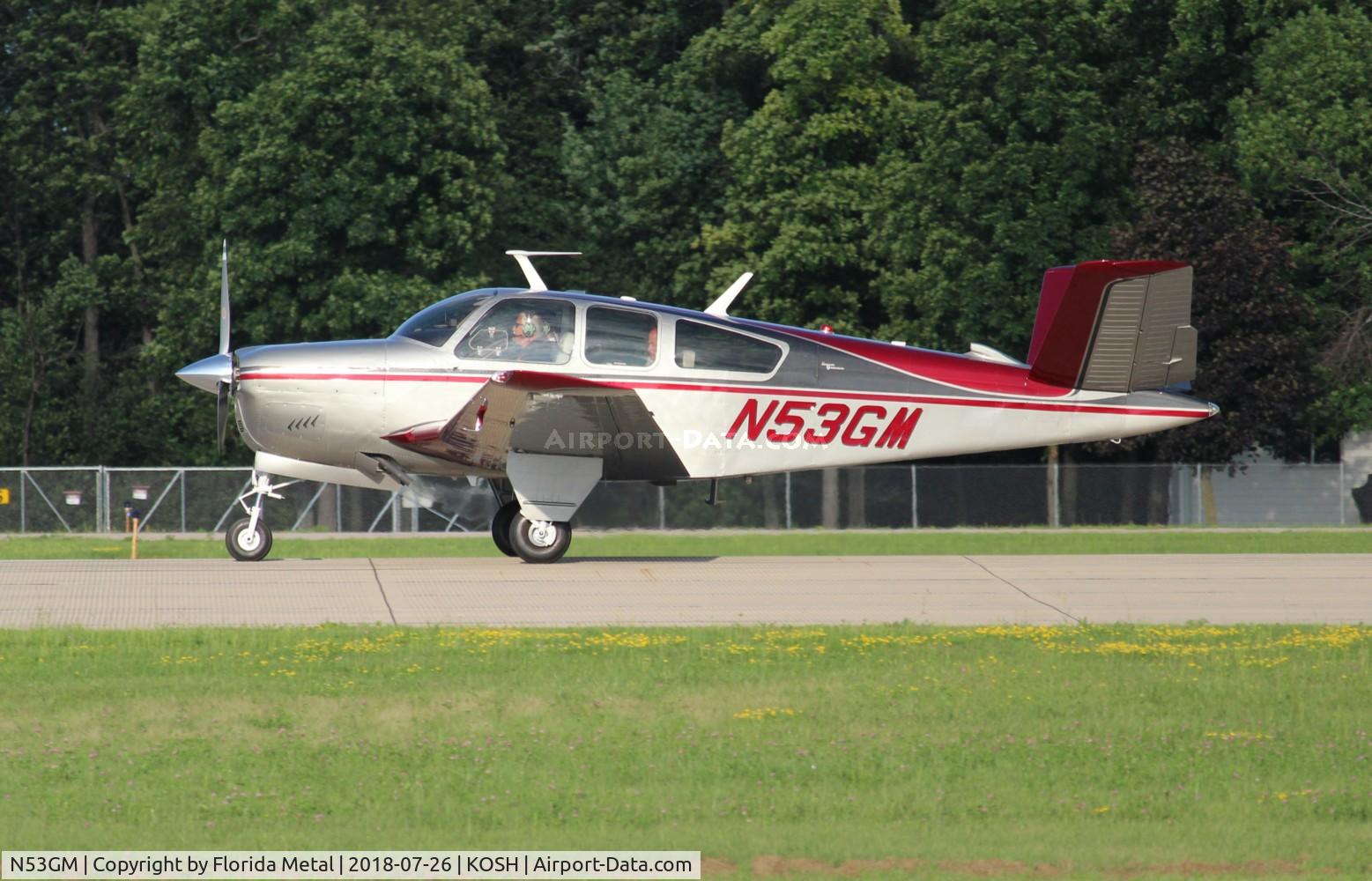 N53GM, 1968 Beech V35A Bonanza C/N D-8793, Air Venture 2018