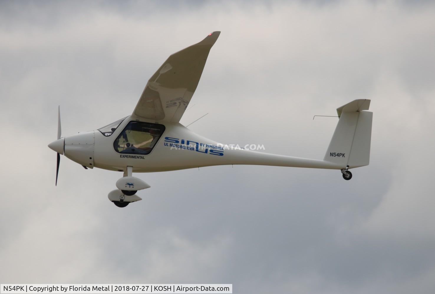 N54PK, Pipistrel Sinus 912 C/N 196, OSH 2018