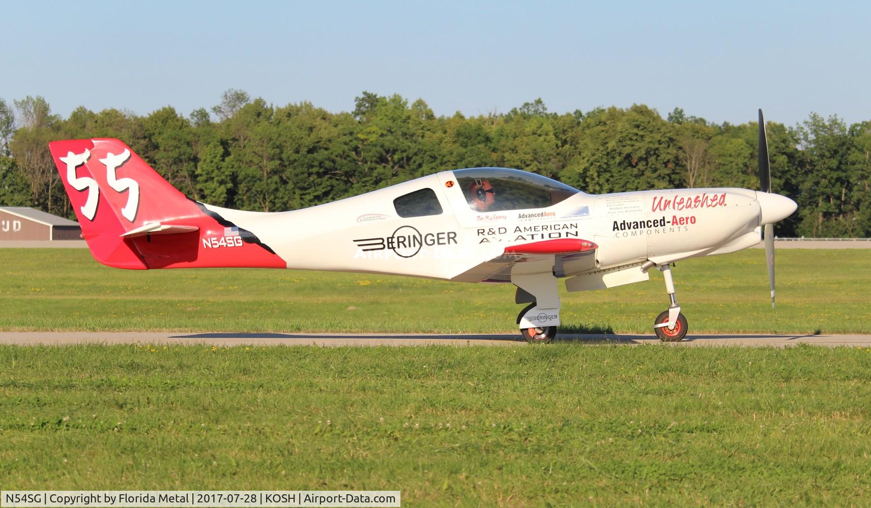 N54SG, 1995 Lancair 360 C/N 080275, Air Venture 2017