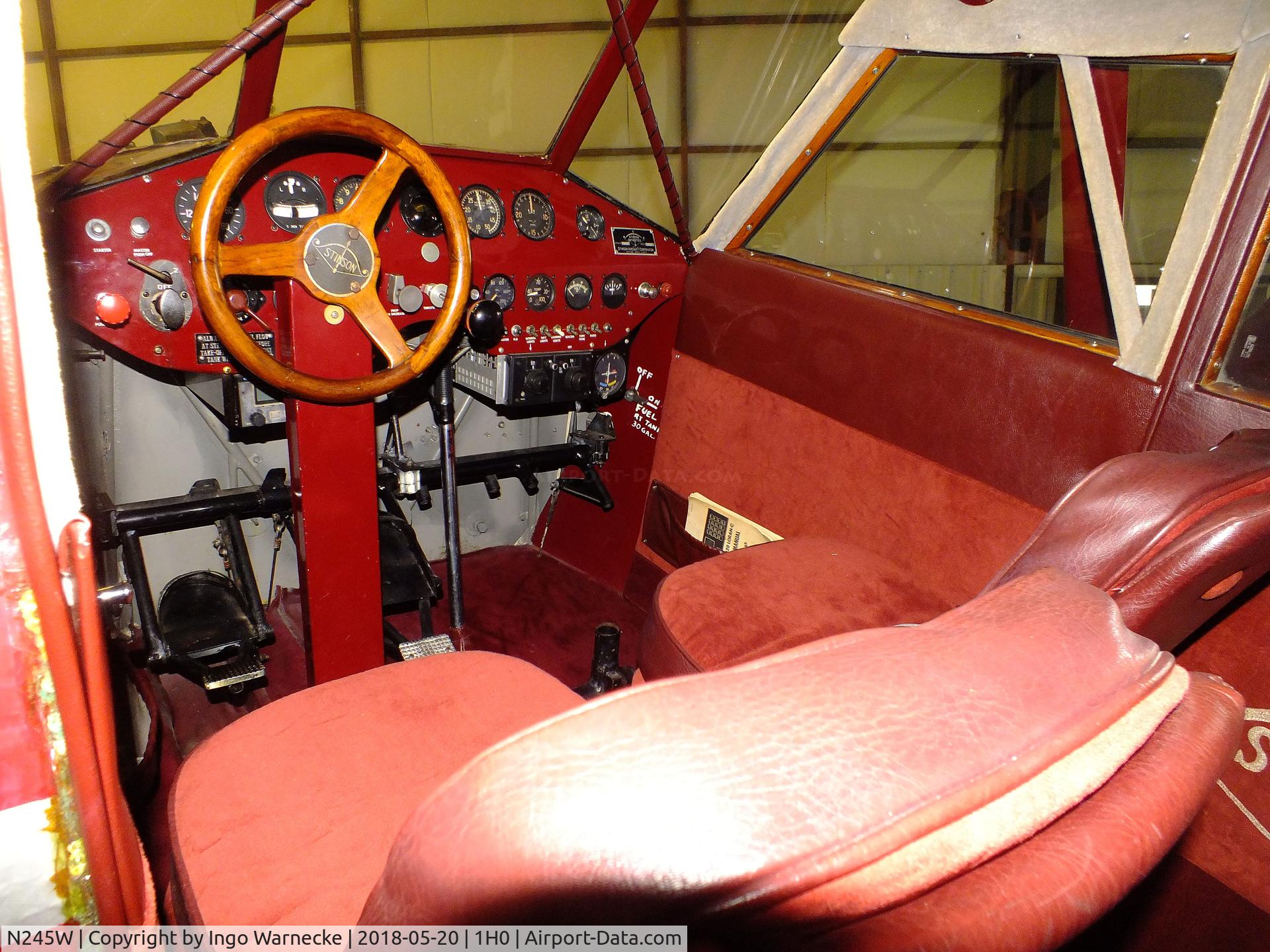 N245W, 1930 Stinson SM-8A Junior C/N 4064, Stinson SM-8A Junior at the Aircraft Restoration Museum at Creve Coeur airfield, Maryland Heights MO  #c