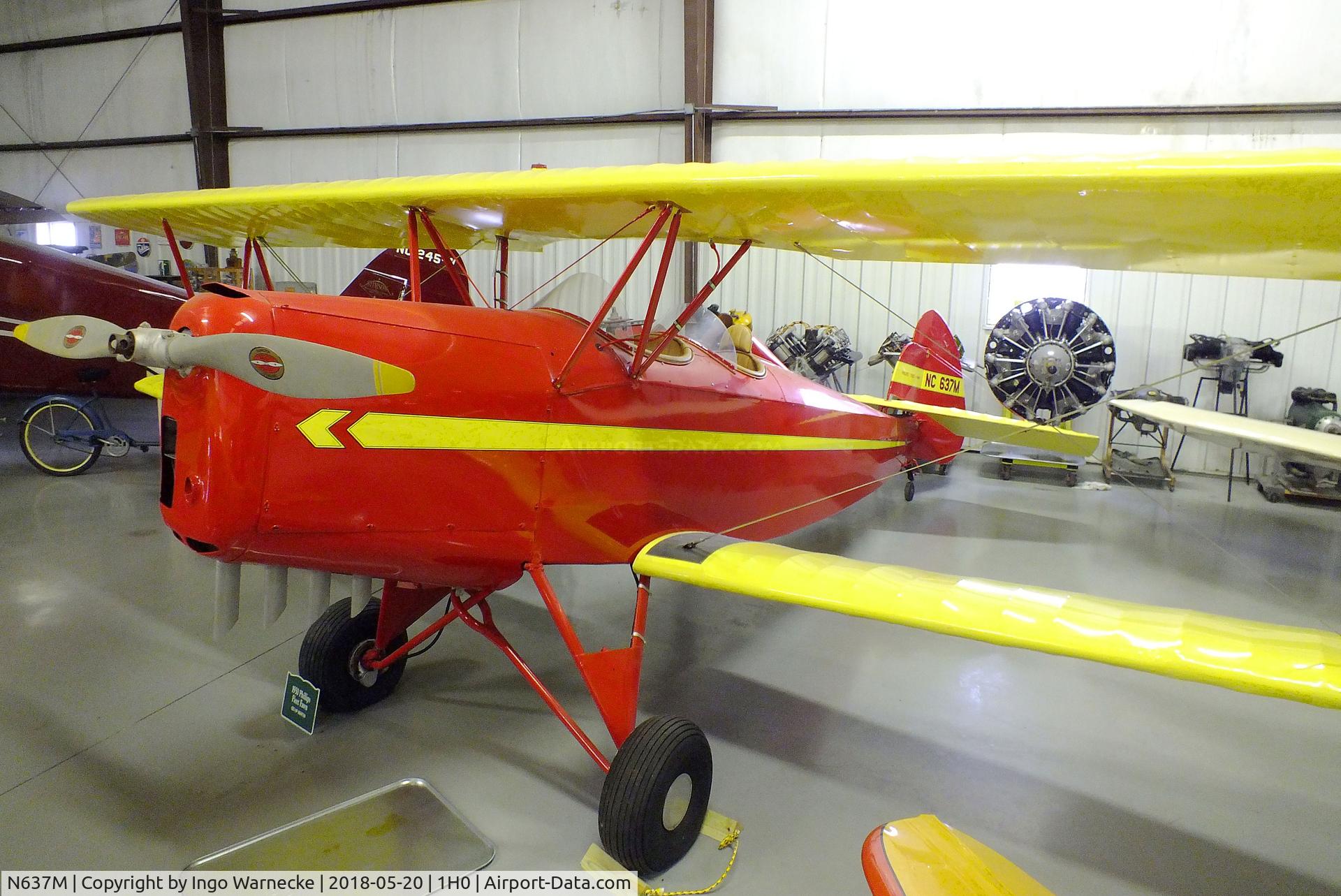 N637M, 1942 Fleet Model 7 C/N 212, Phillips Fleet Model 7 Fawn at the Aircraft Restoration Museum at Creve Coeur airfield, Maryland Heights MO