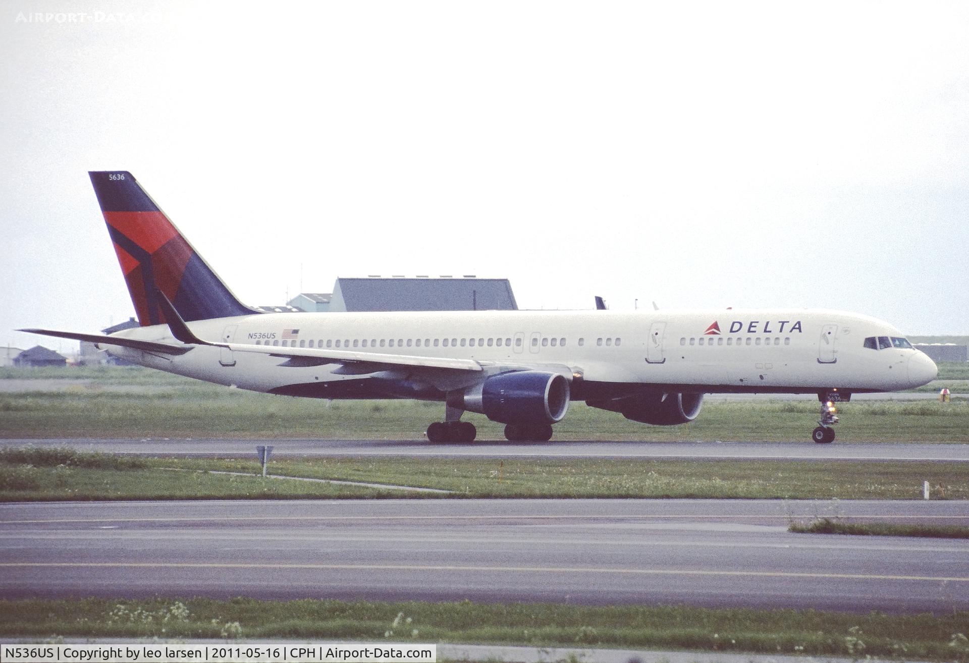 N536US, 1995 Boeing 757-251 C/N 26483, Copenhagen 16.5.2011