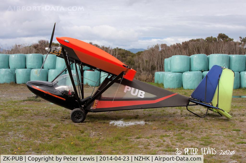 ZK-PUB, Micro Aviation B22 Bantam C/N 0134, PUB Partnership, Hokitika