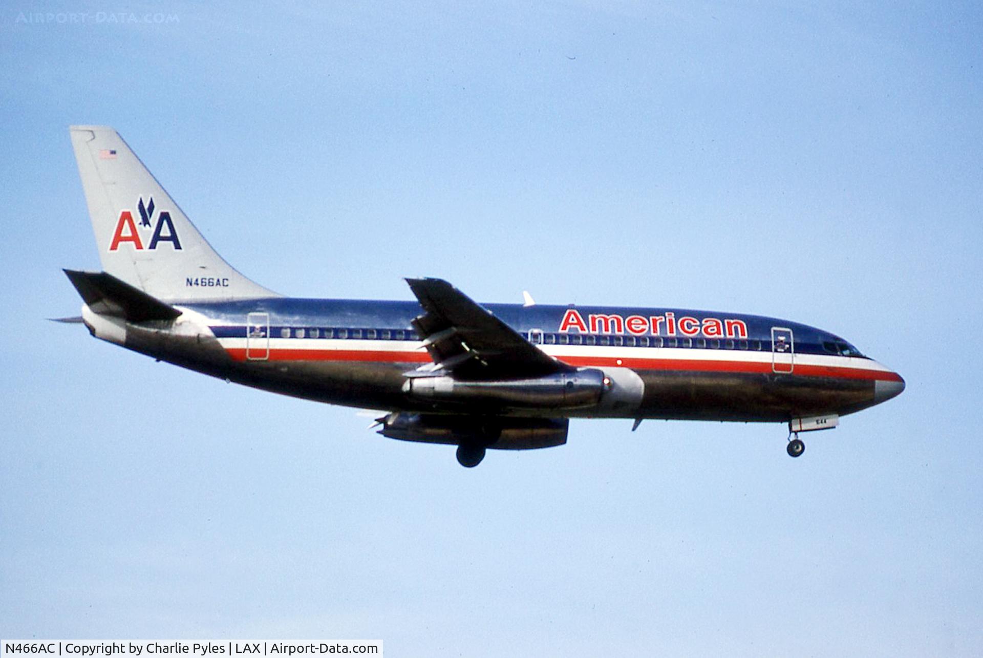 N466AC, 1968 Boeing 737-247 C/N 19601, ex Air Cal and Western