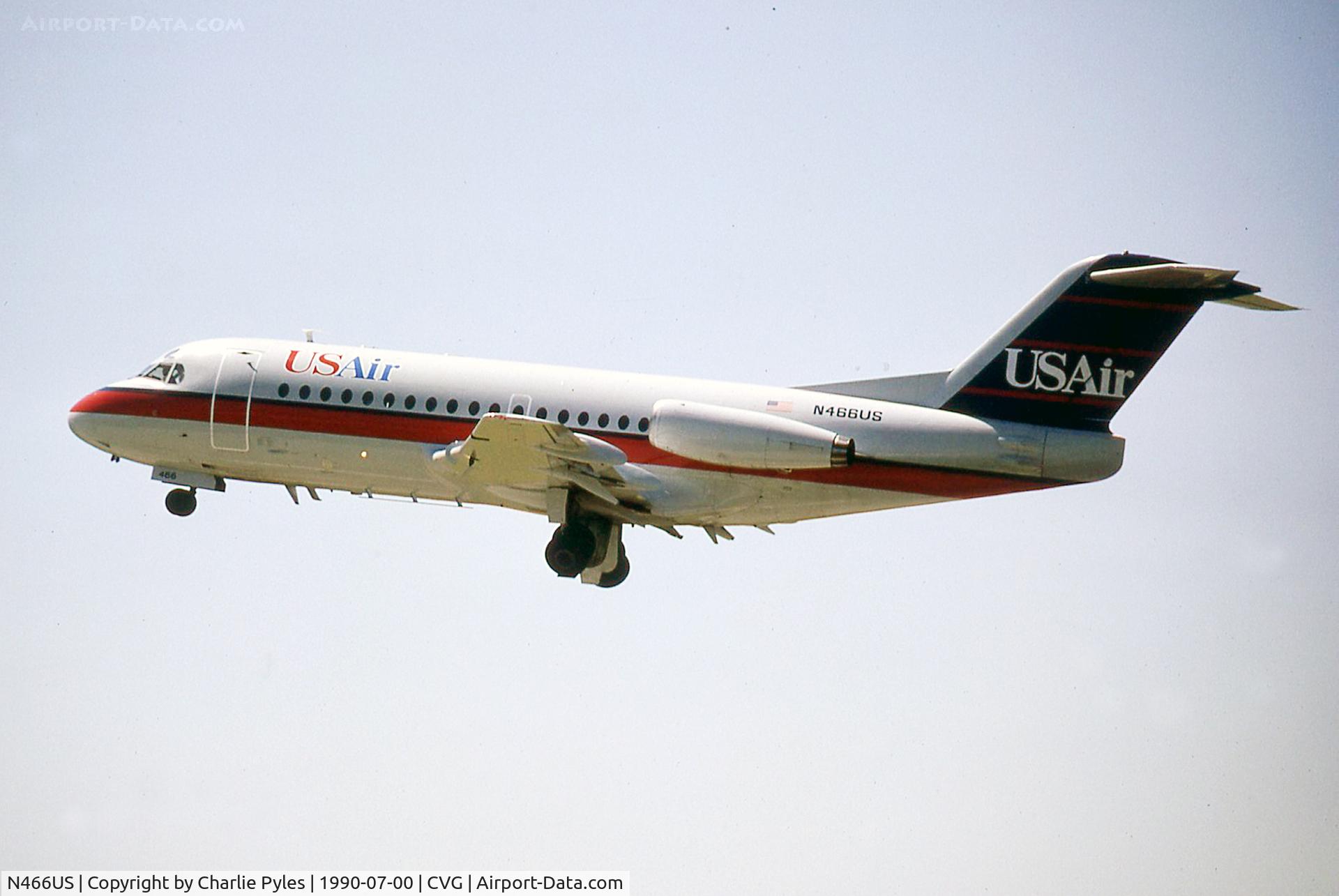 N466US, 1973 Fokker F.28-1000 Fellowship C/N 11075, Hybrid
