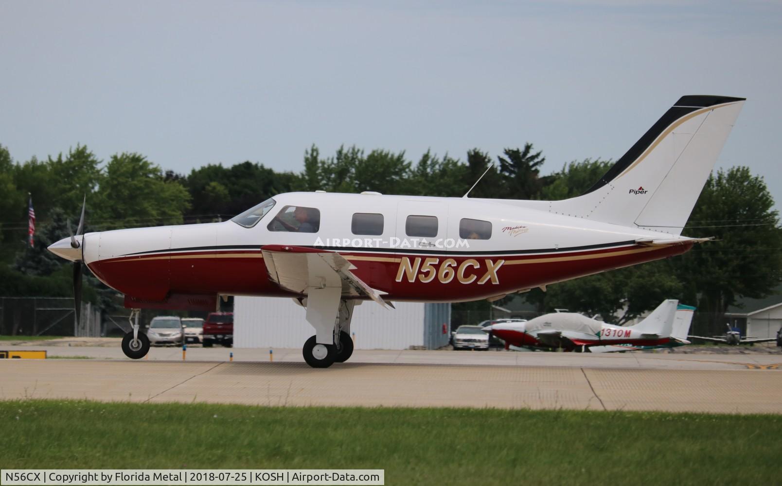 N56CX, 2000 Piper PA-46-350P Malibu Mirage Malibu Mirage C/N 4636279, Air Venture 2018