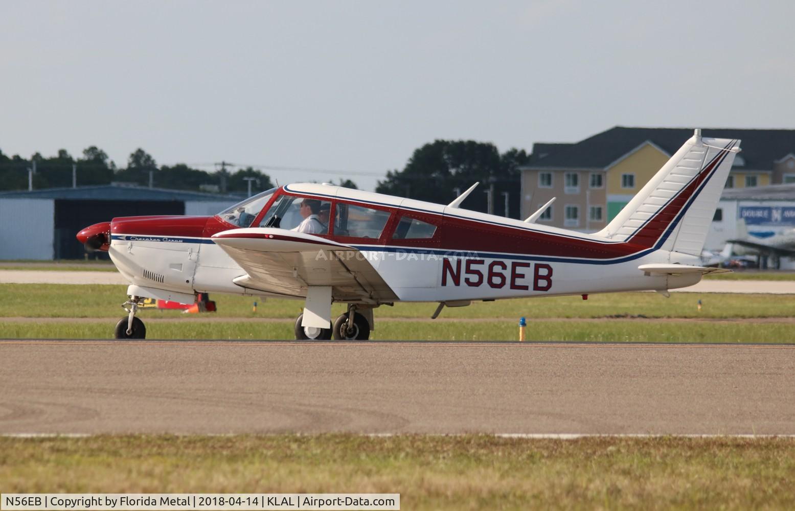 N56EB, 1968 Piper PA-28R-180 Cherokee Arrow C/N 28R30647, Sun N Fun 2018