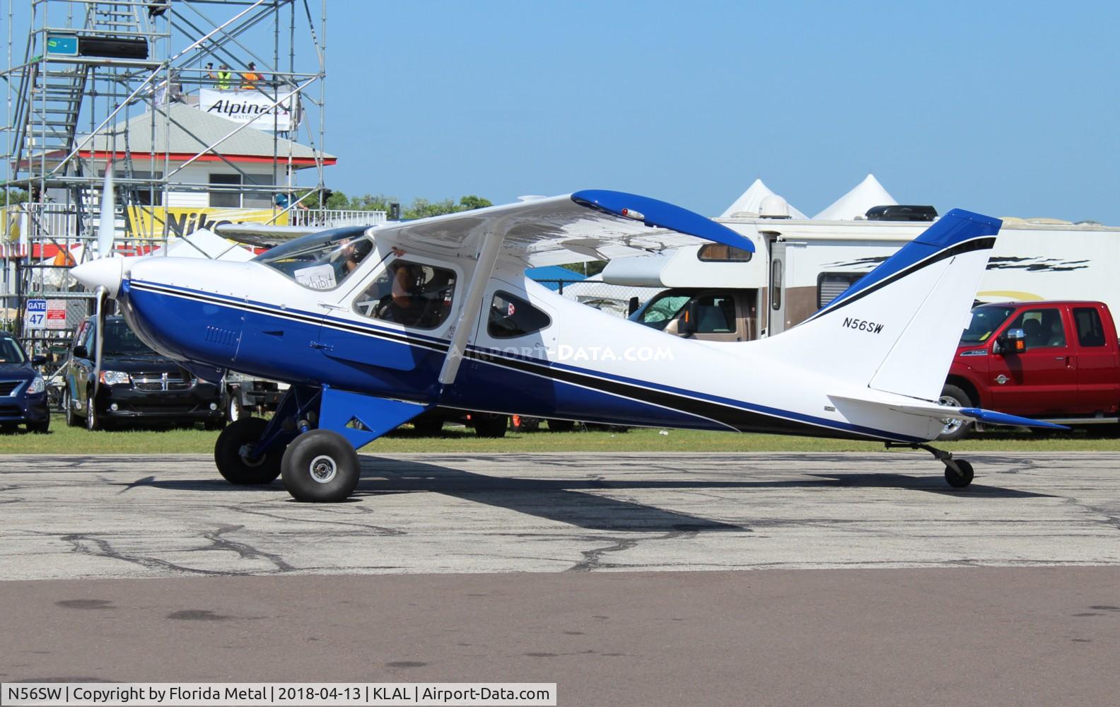 N56SW, Glasair GS-2 Sportsman C/N 7109, Sun N fun 2018