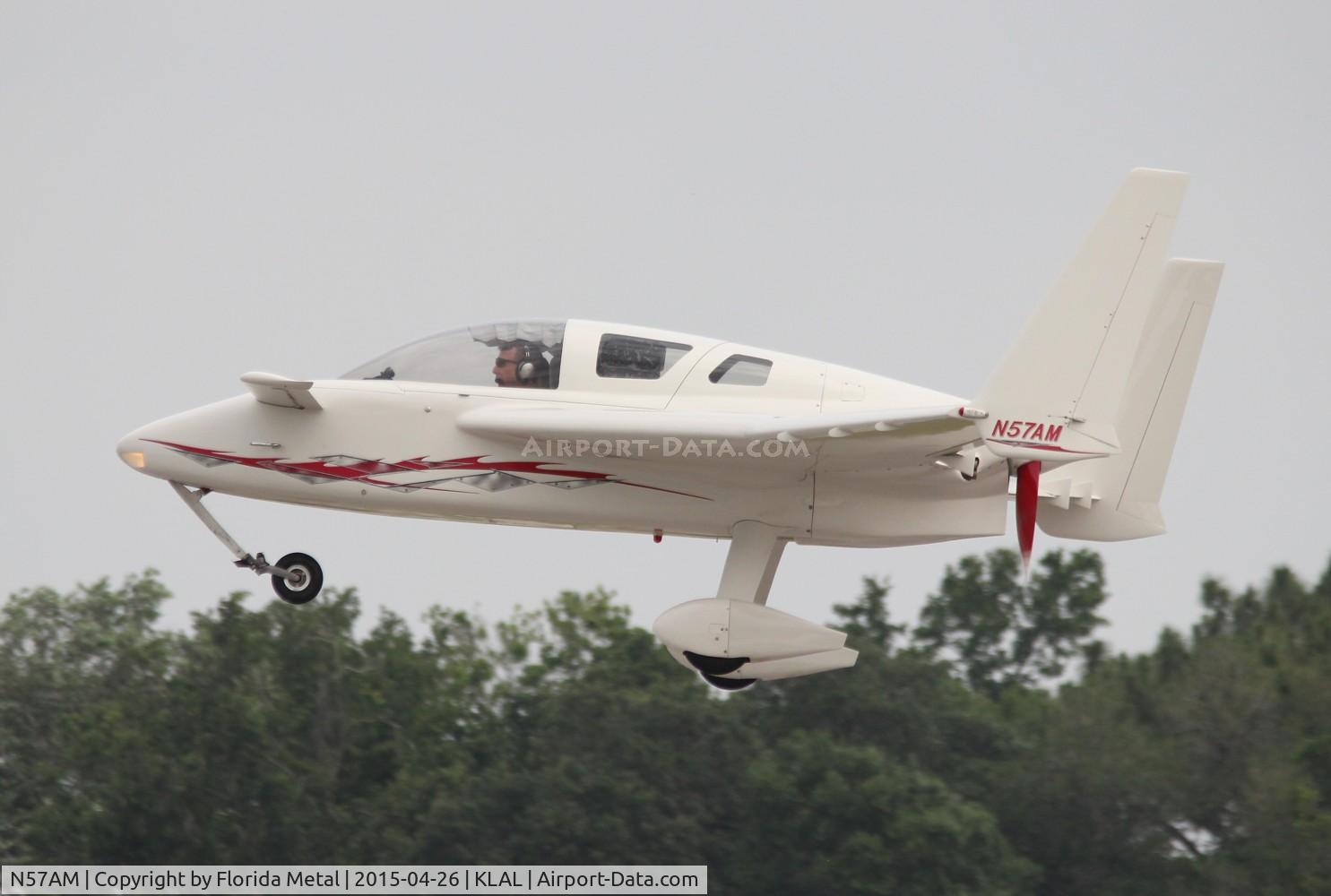 N57AM, 2000 Co-Z Cozy MK IV C/N 589, Sun N Fun 2015