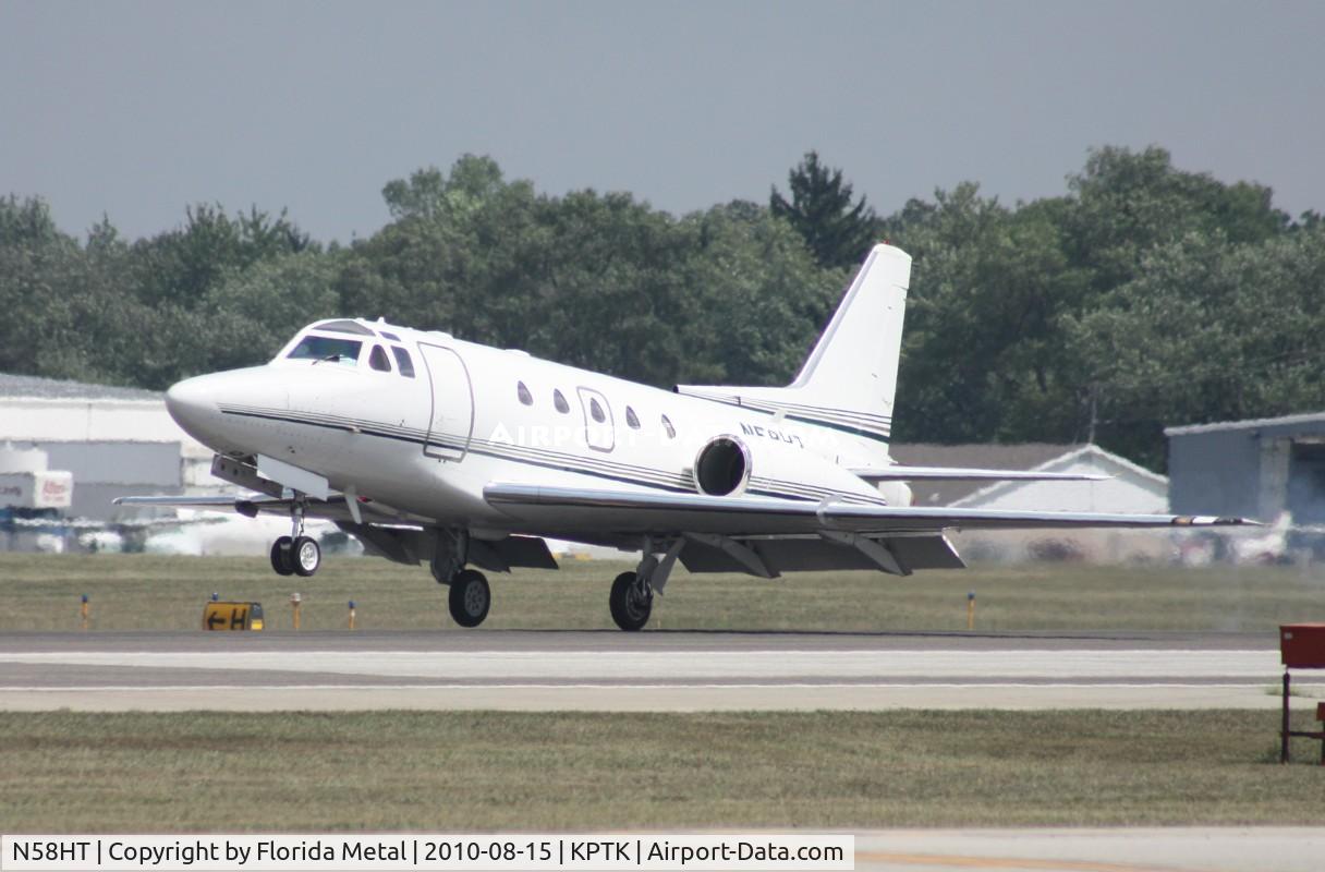 N58HT, 1981 Rockwell International NA-265-65 Sabreliner 65 C/N 465-70, Pontiac 2010