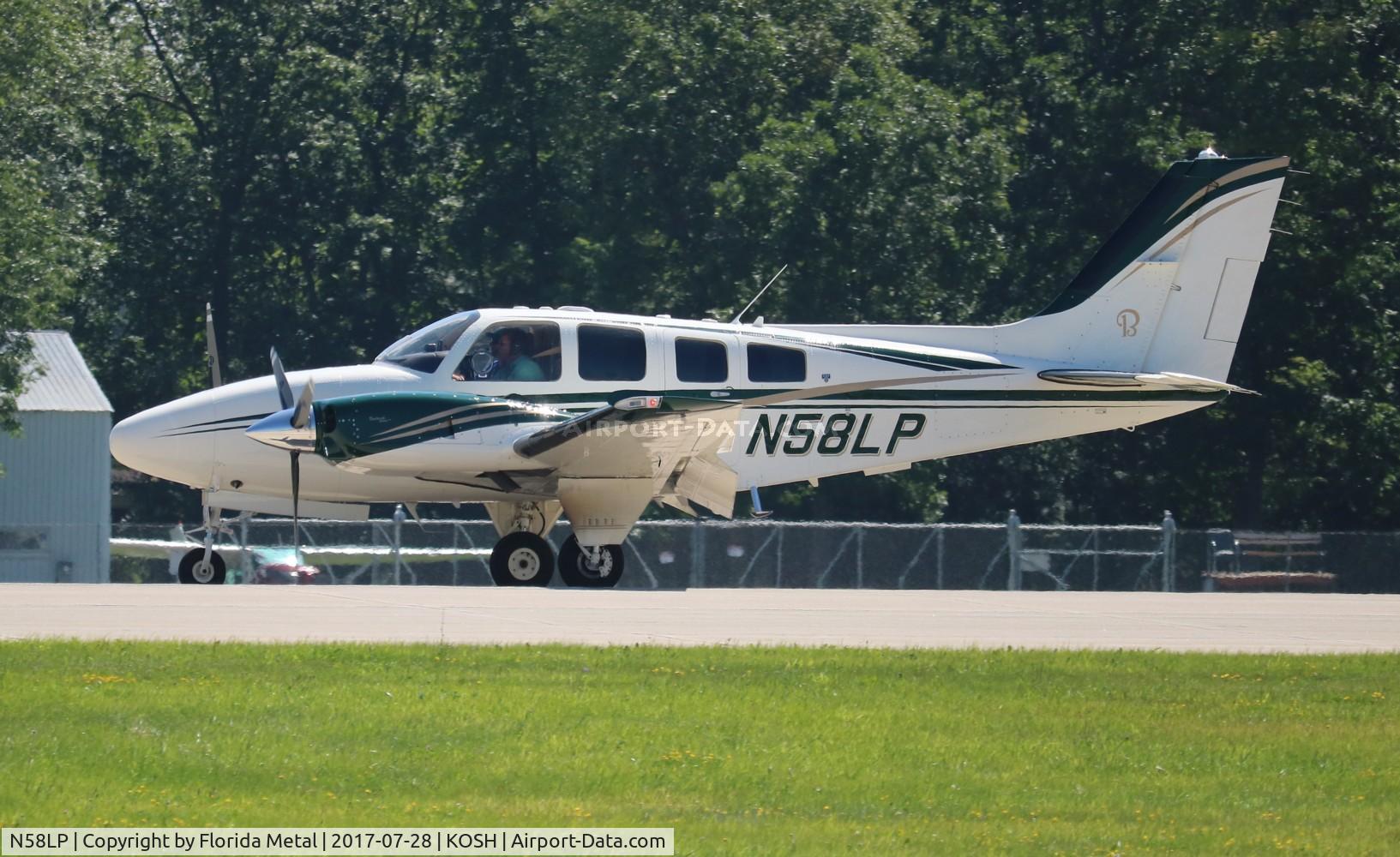 N58LP, 1985 Beech 58P Baron C/N TJ-481, Air Venture 2017