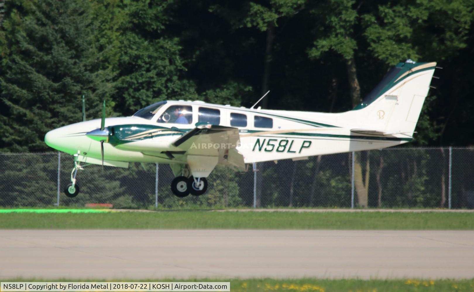 N58LP, 1985 Beech 58P Baron C/N TJ-481, Air Venture 2018