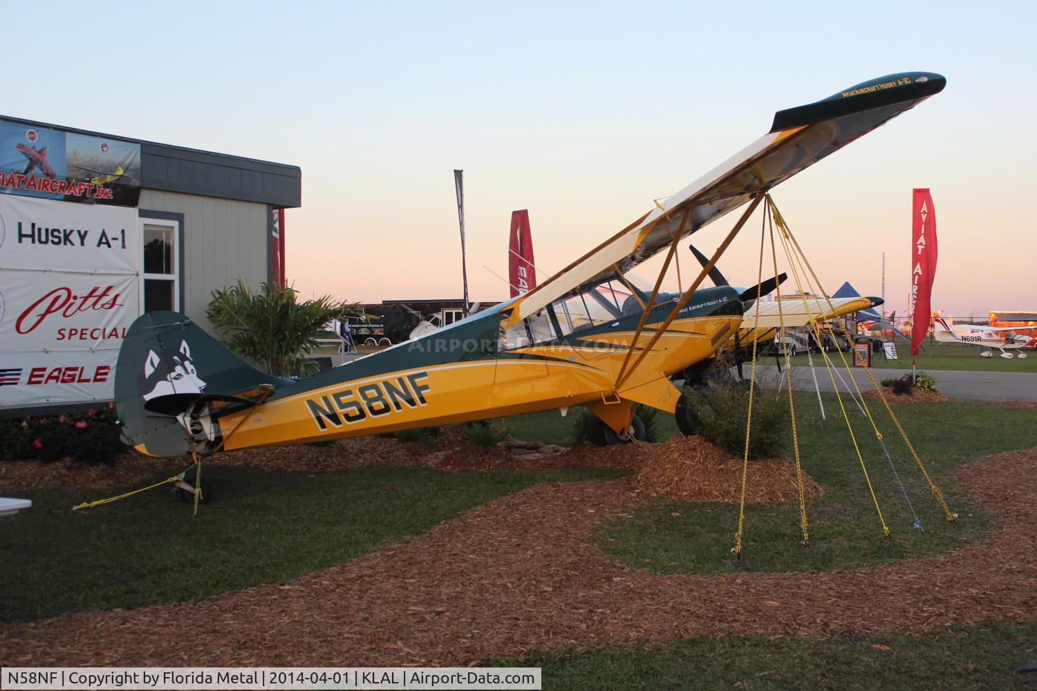 N58NF, 2014 Aviat A-1C-180 Husky C/N 3204, Sun N Fun 2014