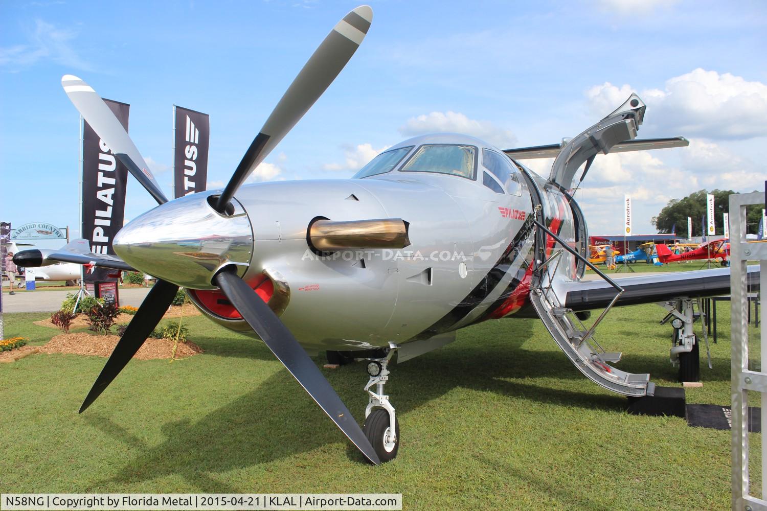 N58NG, 2013 Pilatus PC-12/47E C/N 1458, Sun N Fun 2015