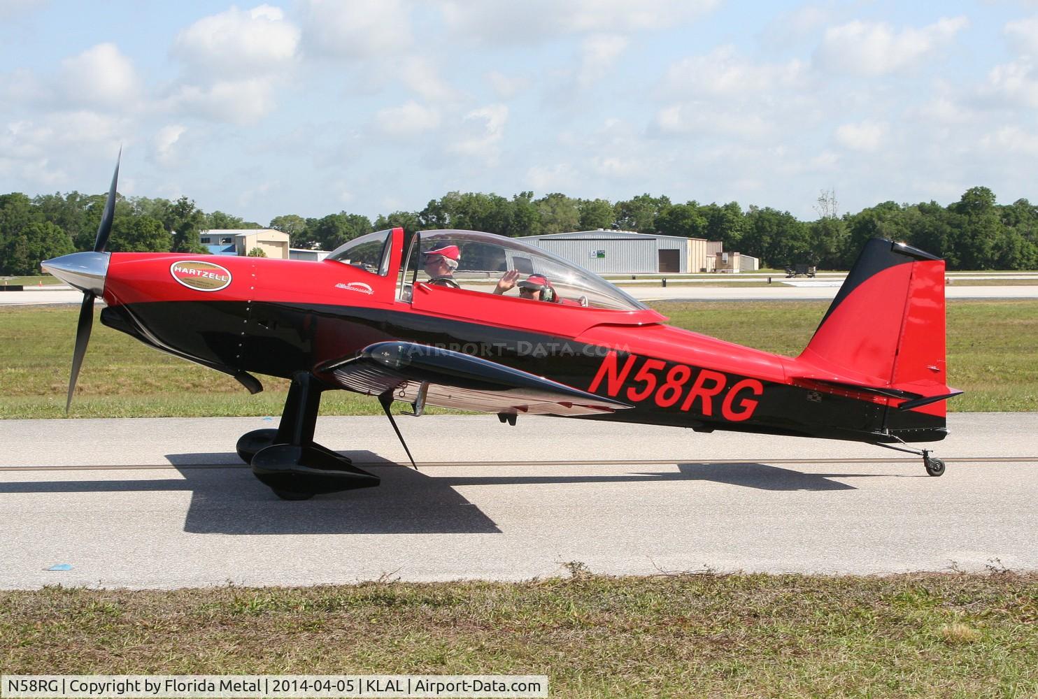 N58RG, Vans RV-8 C/N 80067, Sun N Fun 2014