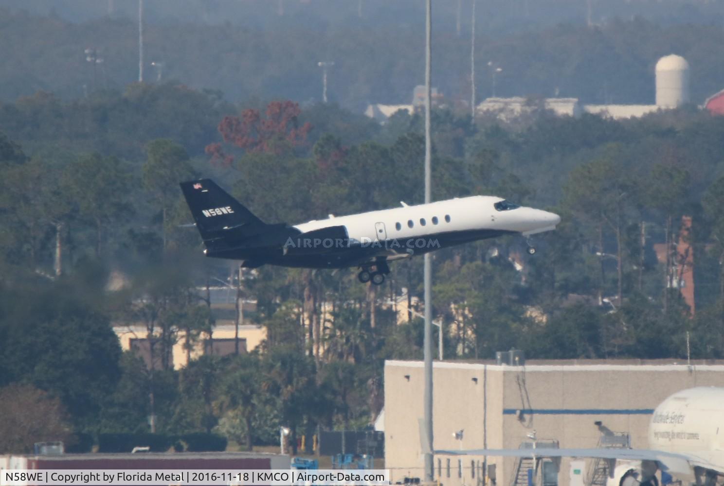 N58WE, 2016 Cessna 680A Citation Latitude C/N 680A-0025, MCO 2016