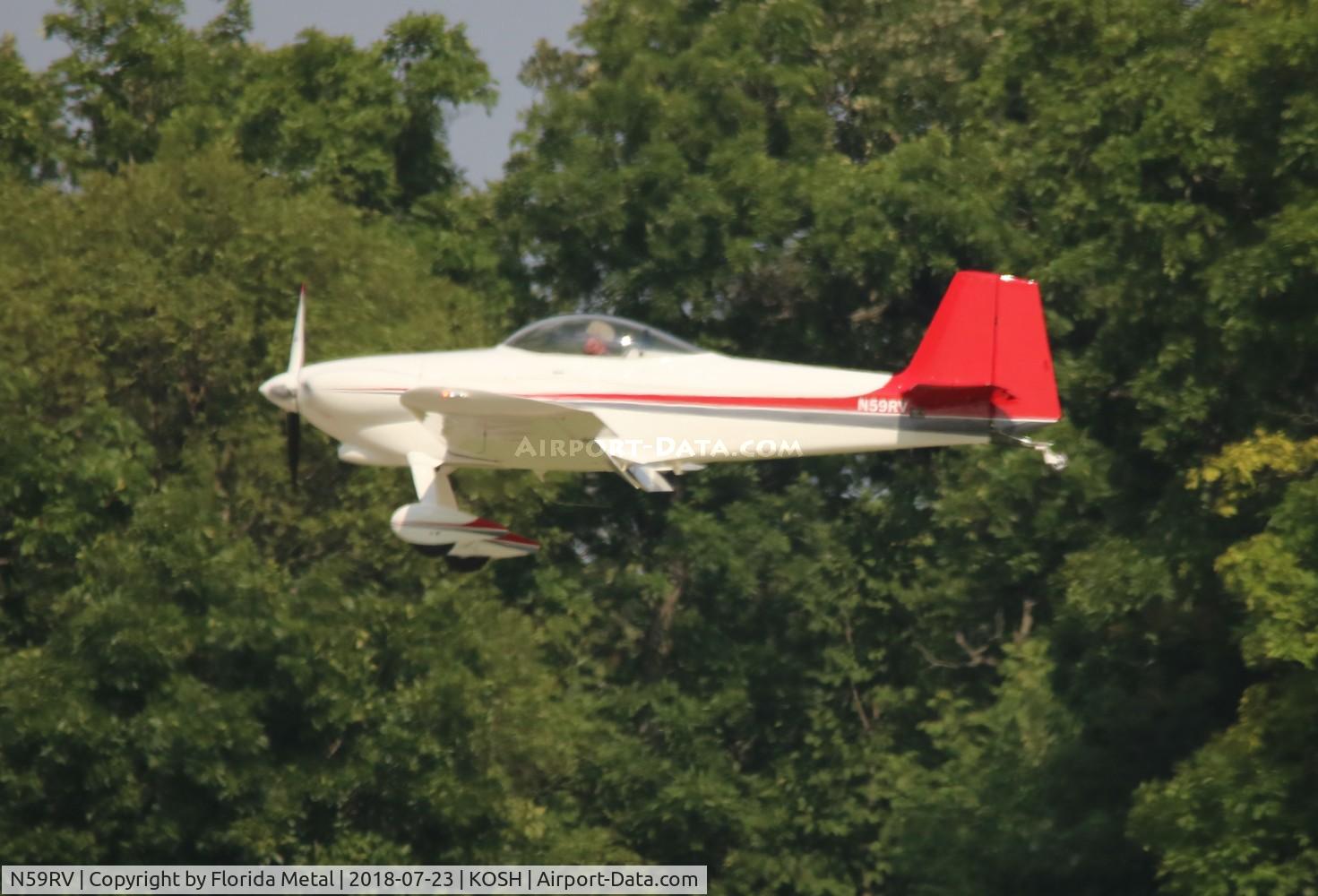 N59RV, 1995 Vans RV-3 C/N RV21635, Air Venture 2018