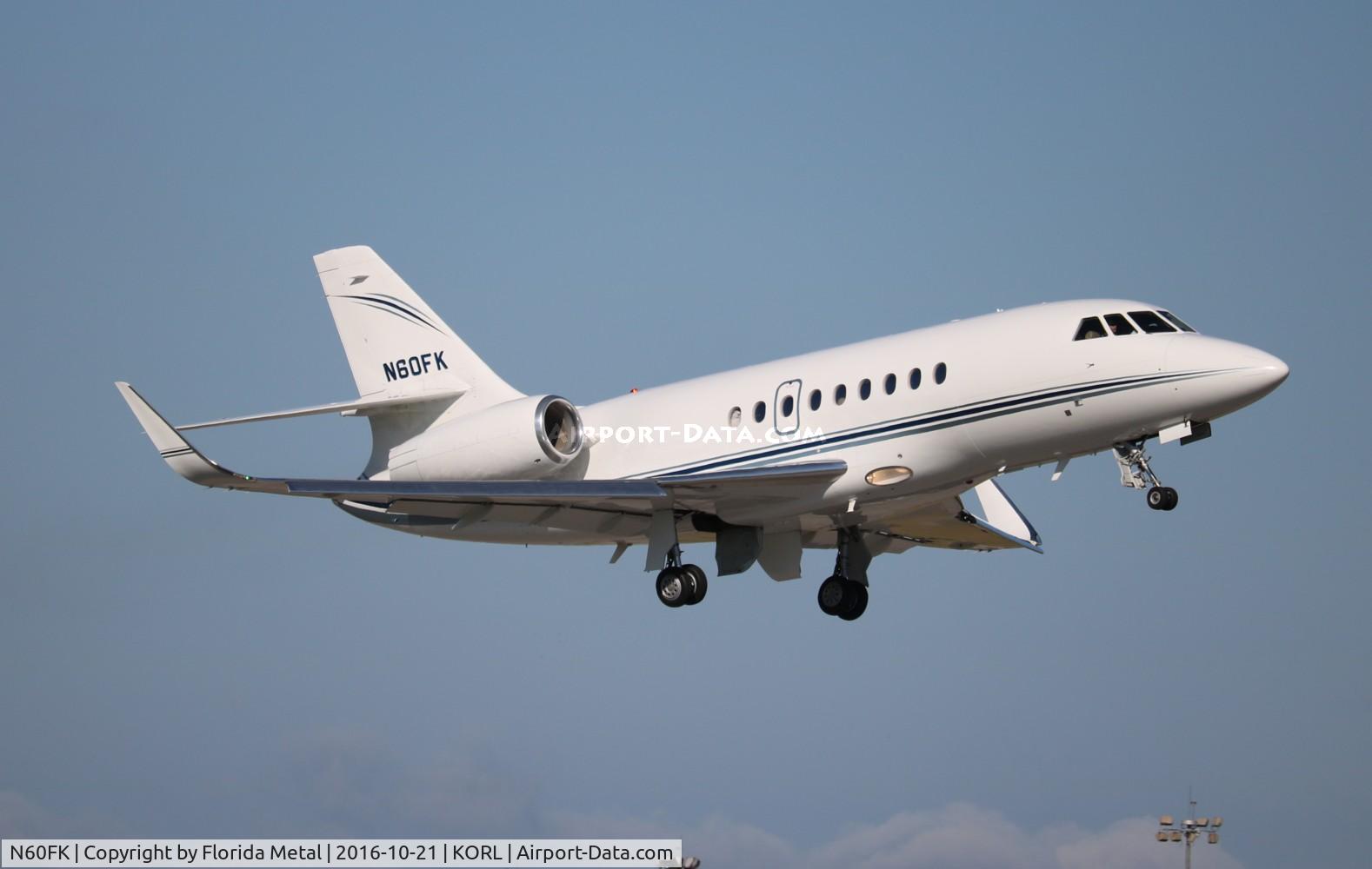 N60FK, 2008 Dassault Falcon 2000EX C/N 158, NBAA 2016