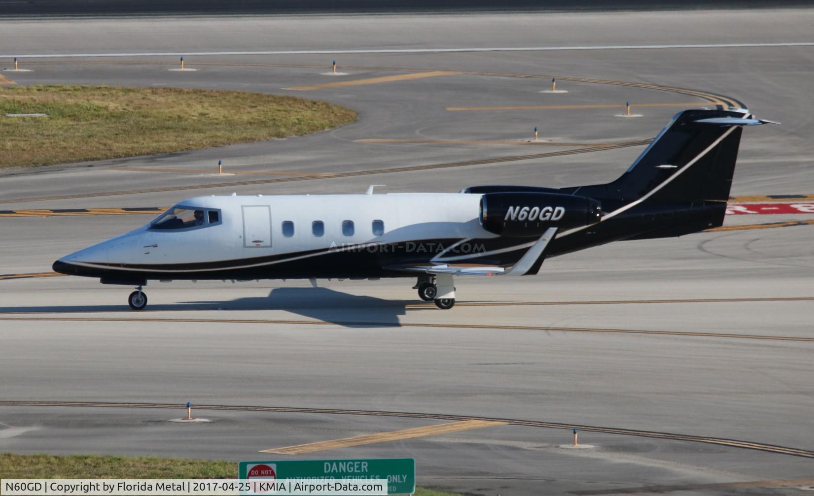 N60GD, 1982 Gates Learjet 55 C/N 035, MIA 2017