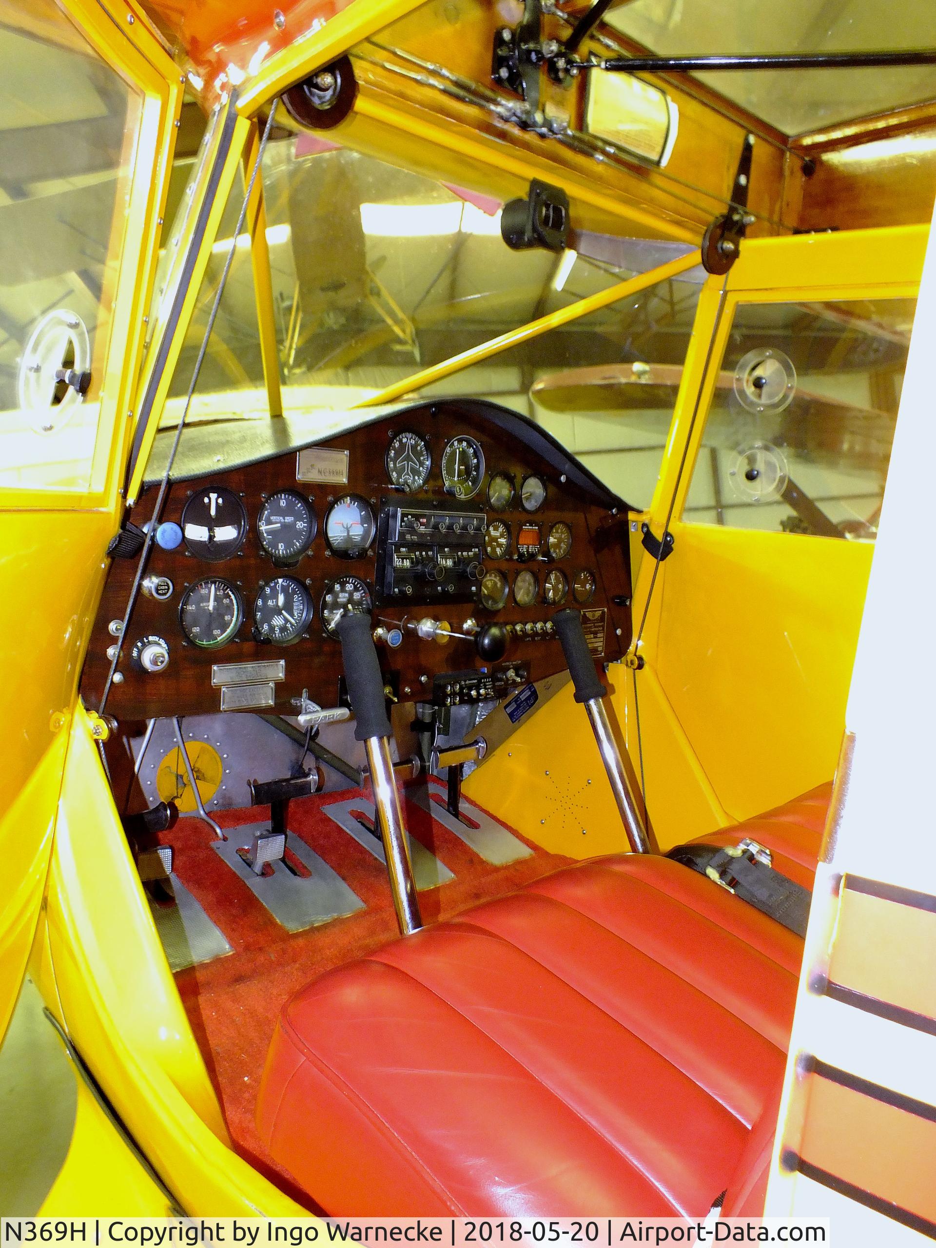 N369H, 1948 Monocoupe 90AL-115 C/N 863, Monocoupe 90 AL-115 with Lycoming O-235 engine at the Aircraft Restoration Museum at Creve Coeur airfield, Maryland Heights MO  #c