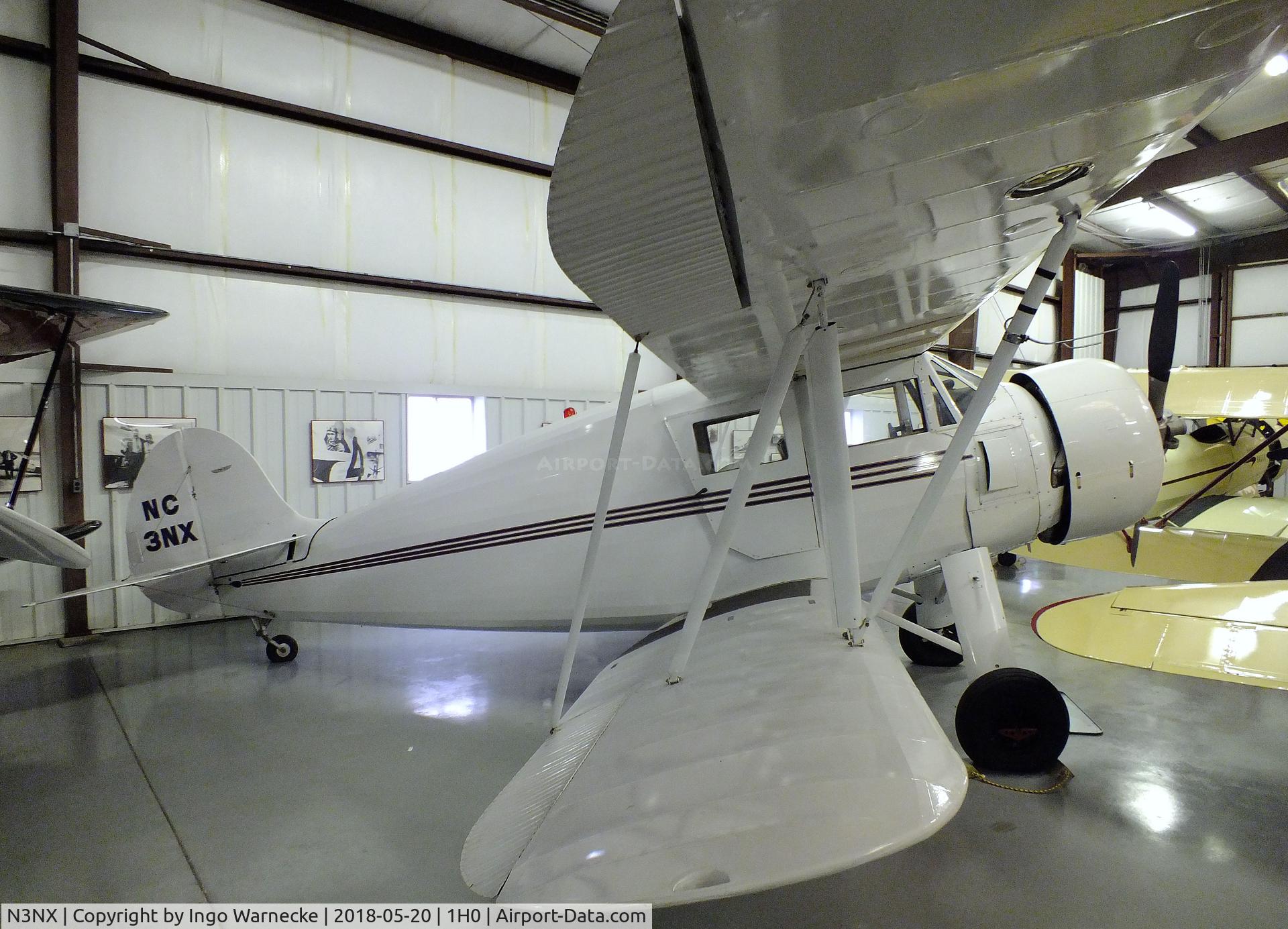 N3NX, 1934 Waco YKC C/N 4202, Waco XKC at the Aircraft Restoration Museum at Creve Coeur airfield, Maryland Heights MO