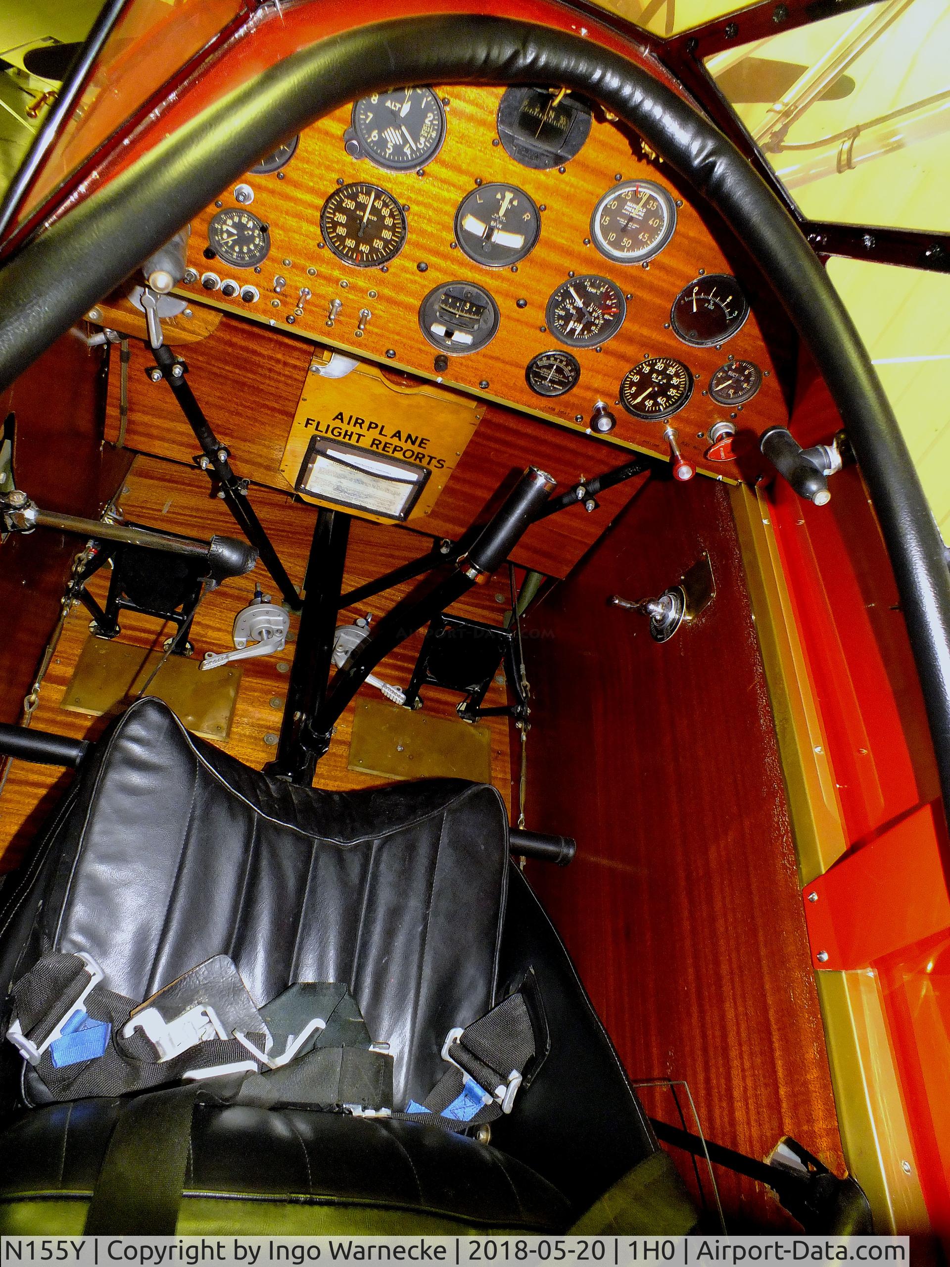 N155Y, 1932 Waco UBF C/N 3618, Waco UBF at the Aircraft Restoration Museum at Creve Coeur airfield, Maryland Heights MO  #c