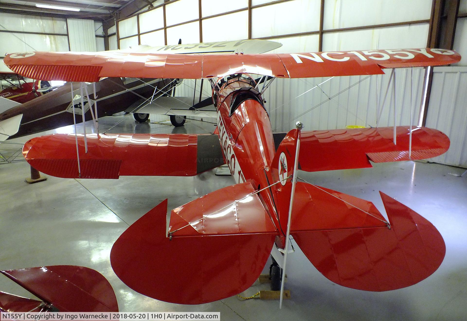 N155Y, 1932 Waco UBF C/N 3618, Waco UBF at the Aircraft Restoration Museum at Creve Coeur airfield, Maryland Heights MO