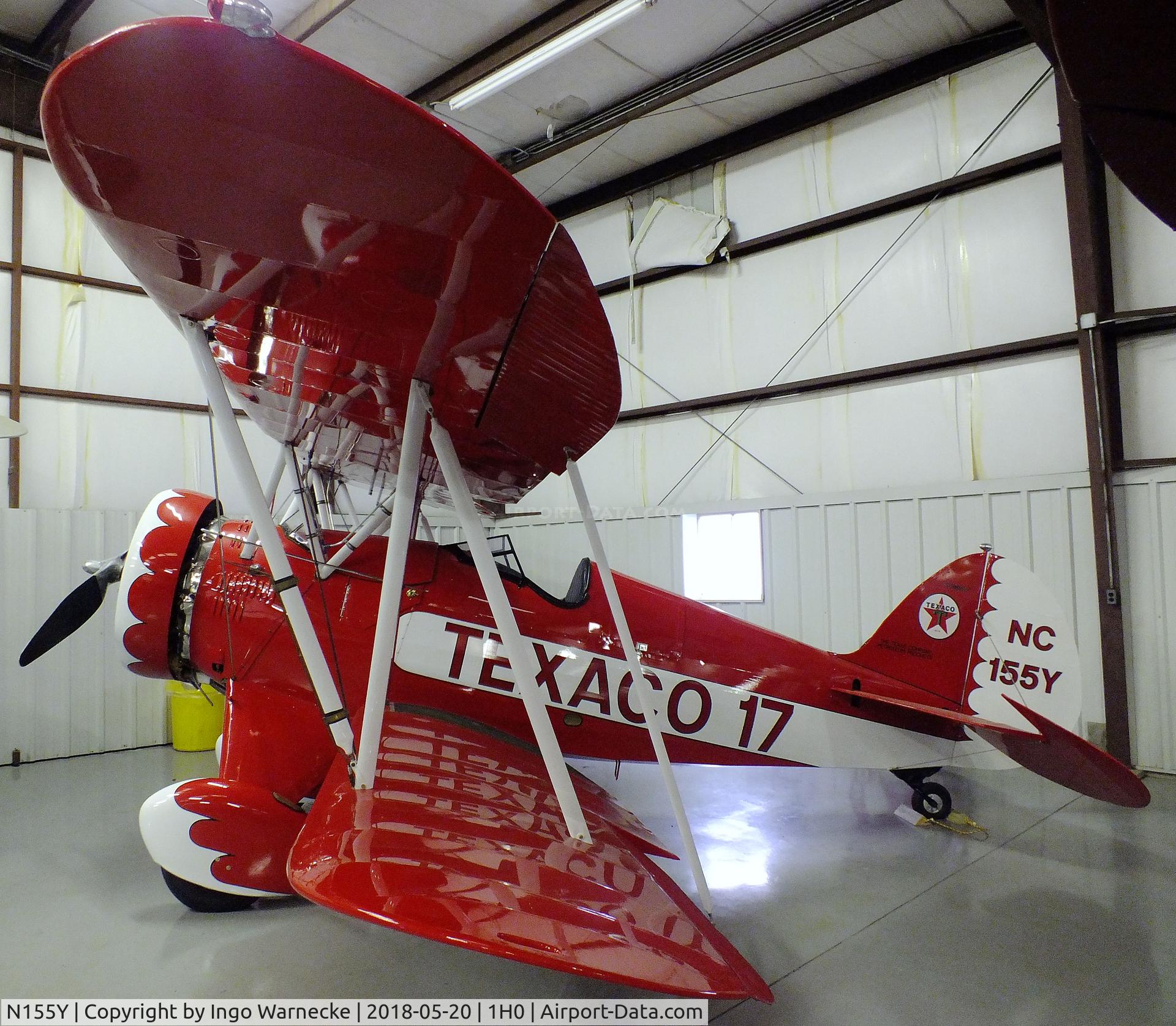 N155Y, 1932 Waco UBF C/N 3618, Waco UBF at the Aircraft Restoration Museum at Creve Coeur airfield, Maryland Heights MO