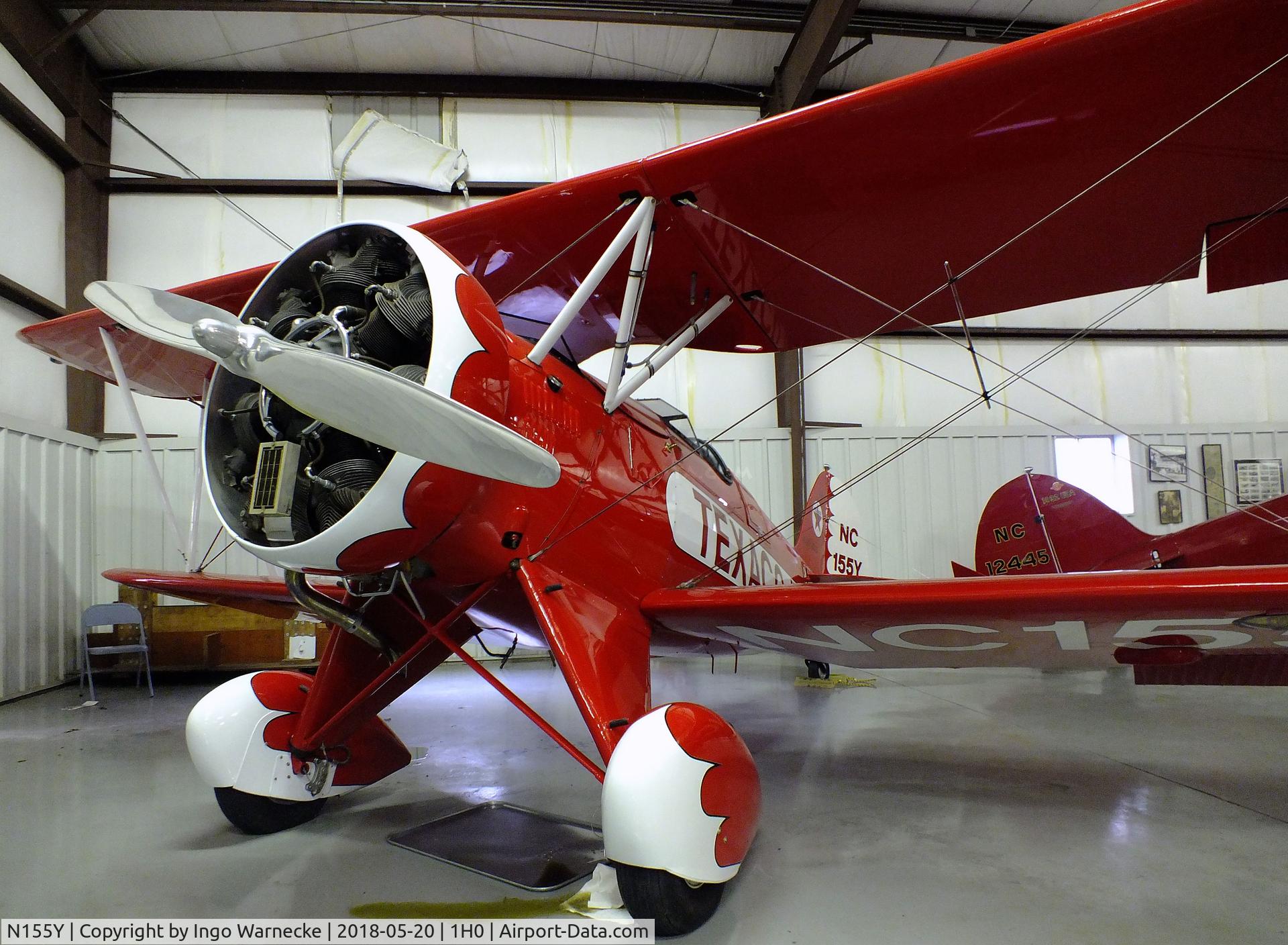 N155Y, 1932 Waco UBF C/N 3618, Waco UBF at the Aircraft Restoration Museum at Creve Coeur airfield, Maryland Heights MO