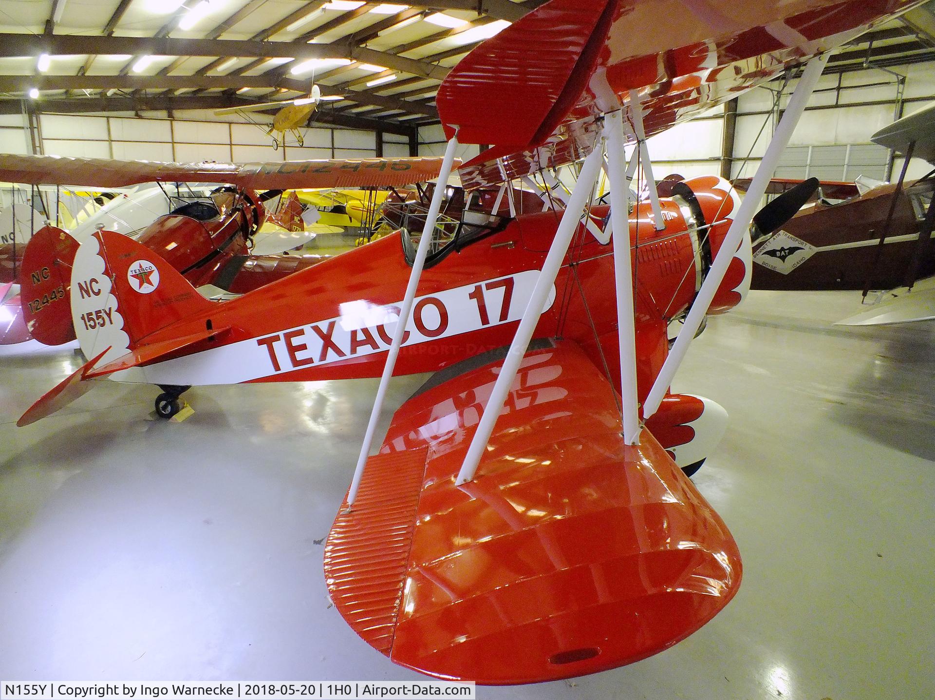 N155Y, 1932 Waco UBF C/N 3618, Waco UBF at the Aircraft Restoration Museum at Creve Coeur airfield, Maryland Heights MO