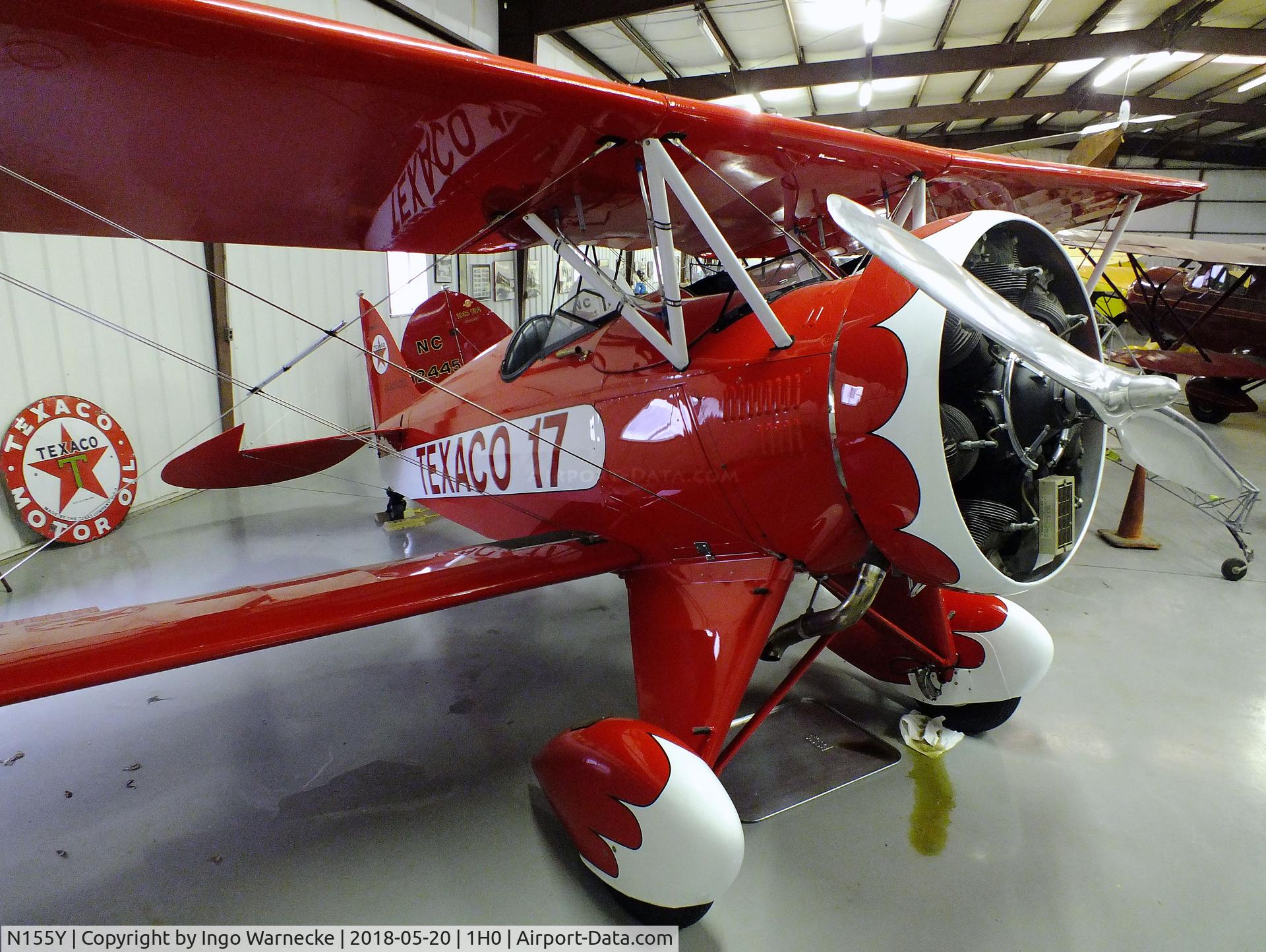 N155Y, 1932 Waco UBF C/N 3618, Waco UBF at the Aircraft Restoration Museum at Creve Coeur airfield, Maryland Heights MO