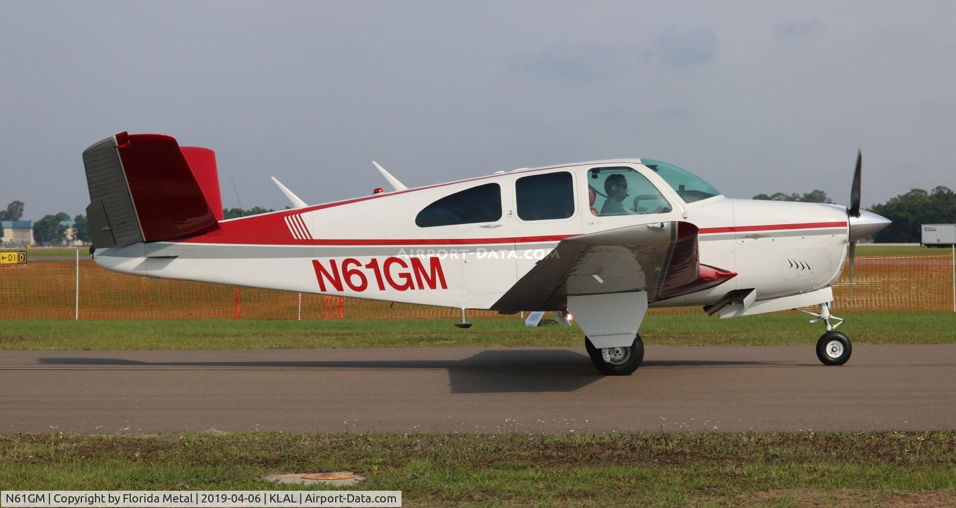 N61GM, 1961 Beech N35 Bonanza C/N D-6665, Sun N Fun 2019