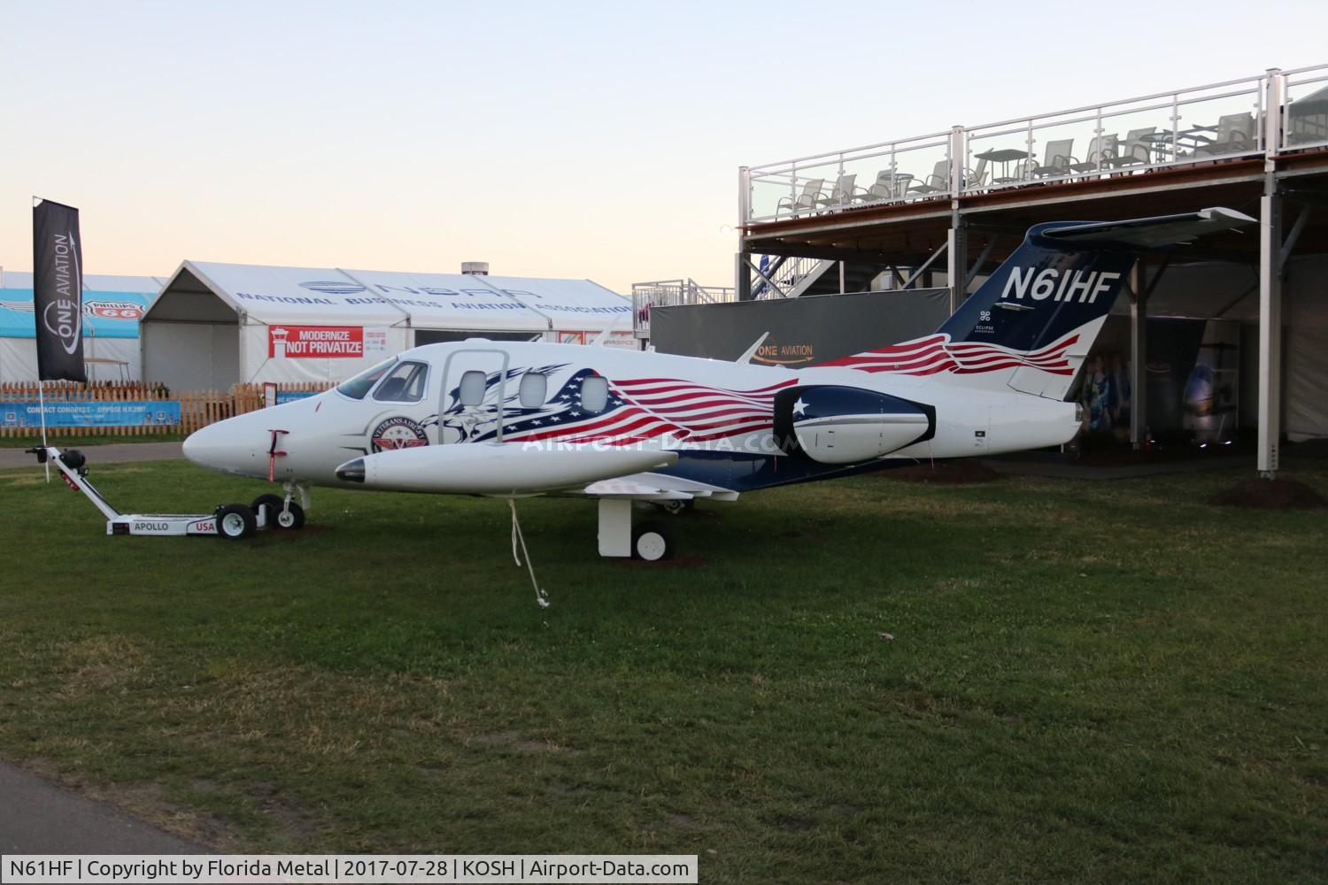 N61HF, 2007 Eclipse Aviation Corp EA500 C/N 000012, Air Venture 2017