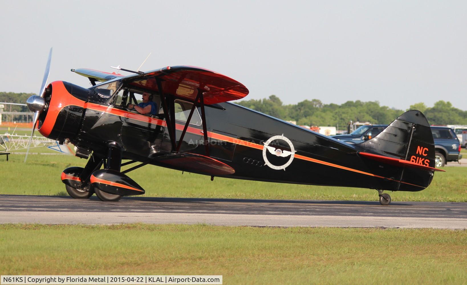 N61KS, 1939 Waco EGC-8 C/N 5072, Sun N Fun 2015