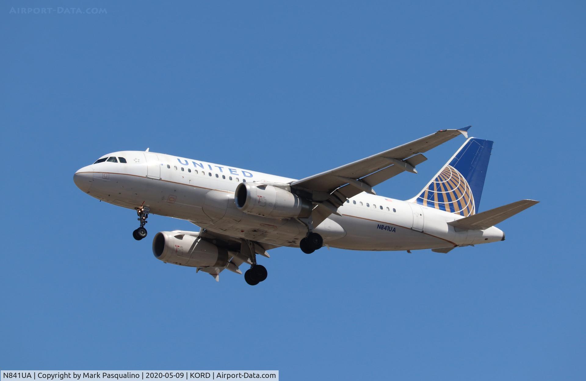 N841UA, 2001 Airbus A319-131 C/N 1545, Airbus A319-131