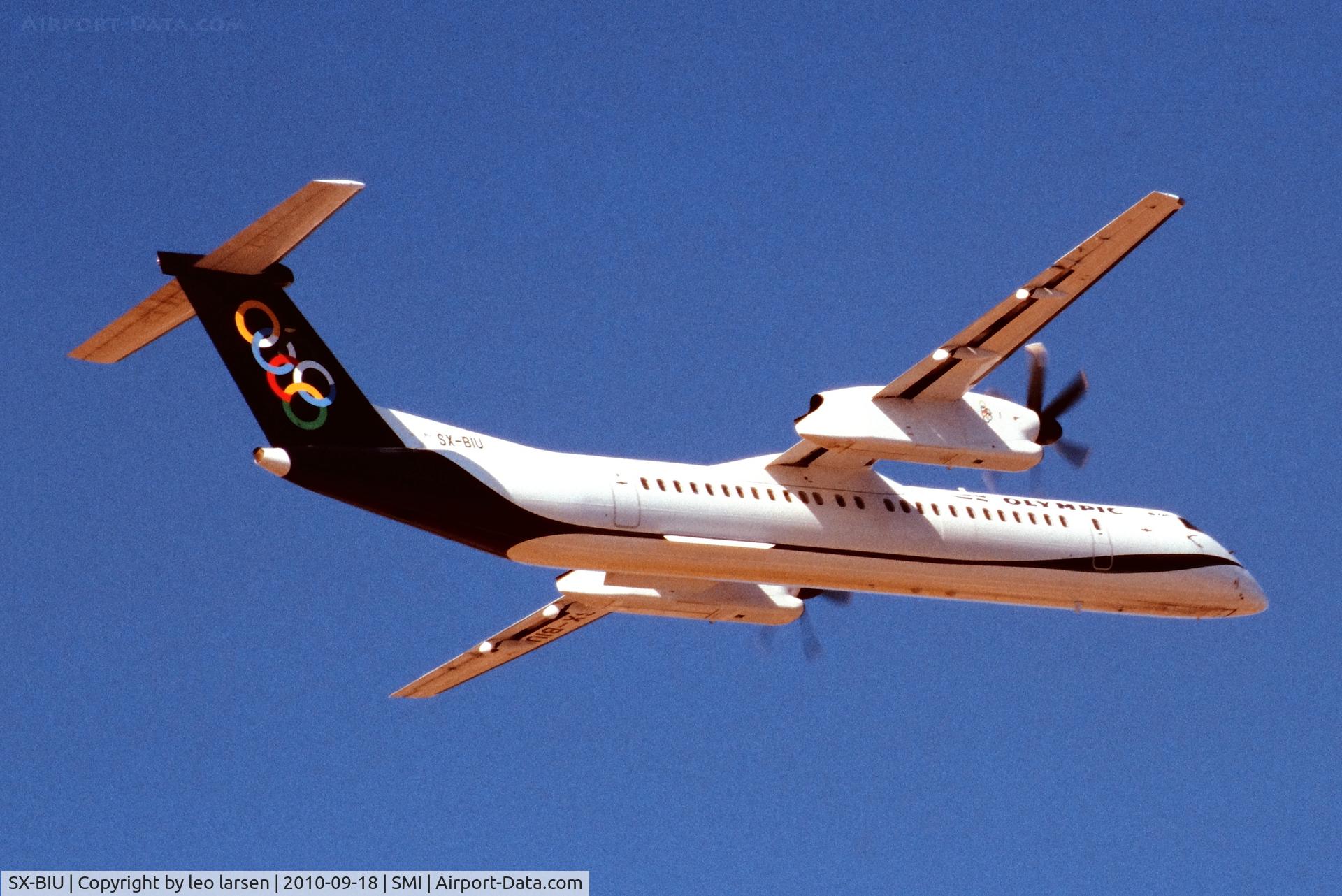 SX-BIU, 2007 De Havilland Canada DHC-8-402Q Dash 8 C/N 4152, Samos 18.9.2010