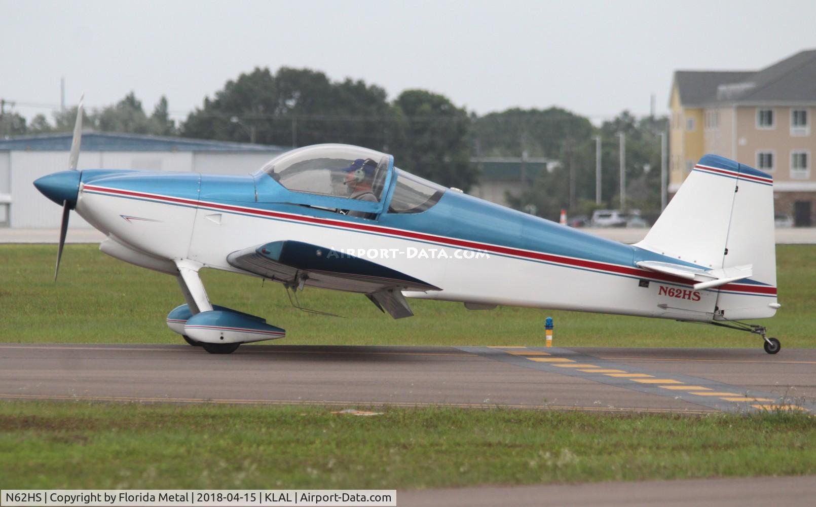 N62HS, 1992 Vans RV-6 C/N 20198, Sun n Fun 2018