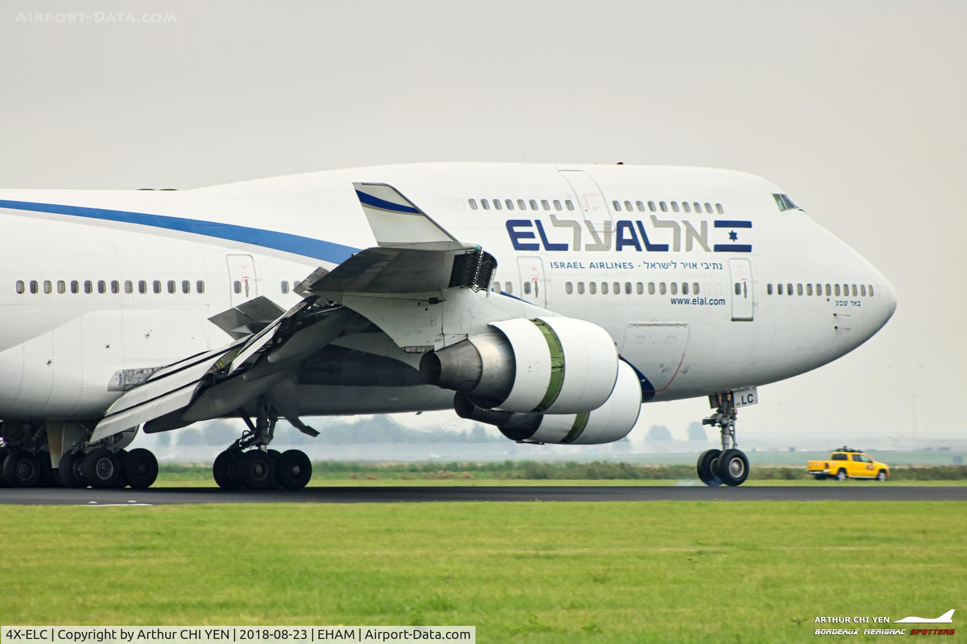 4X-ELC, 1995 Boeing 747-458 C/N 27915, Flight LT337 from Tel Aviv.