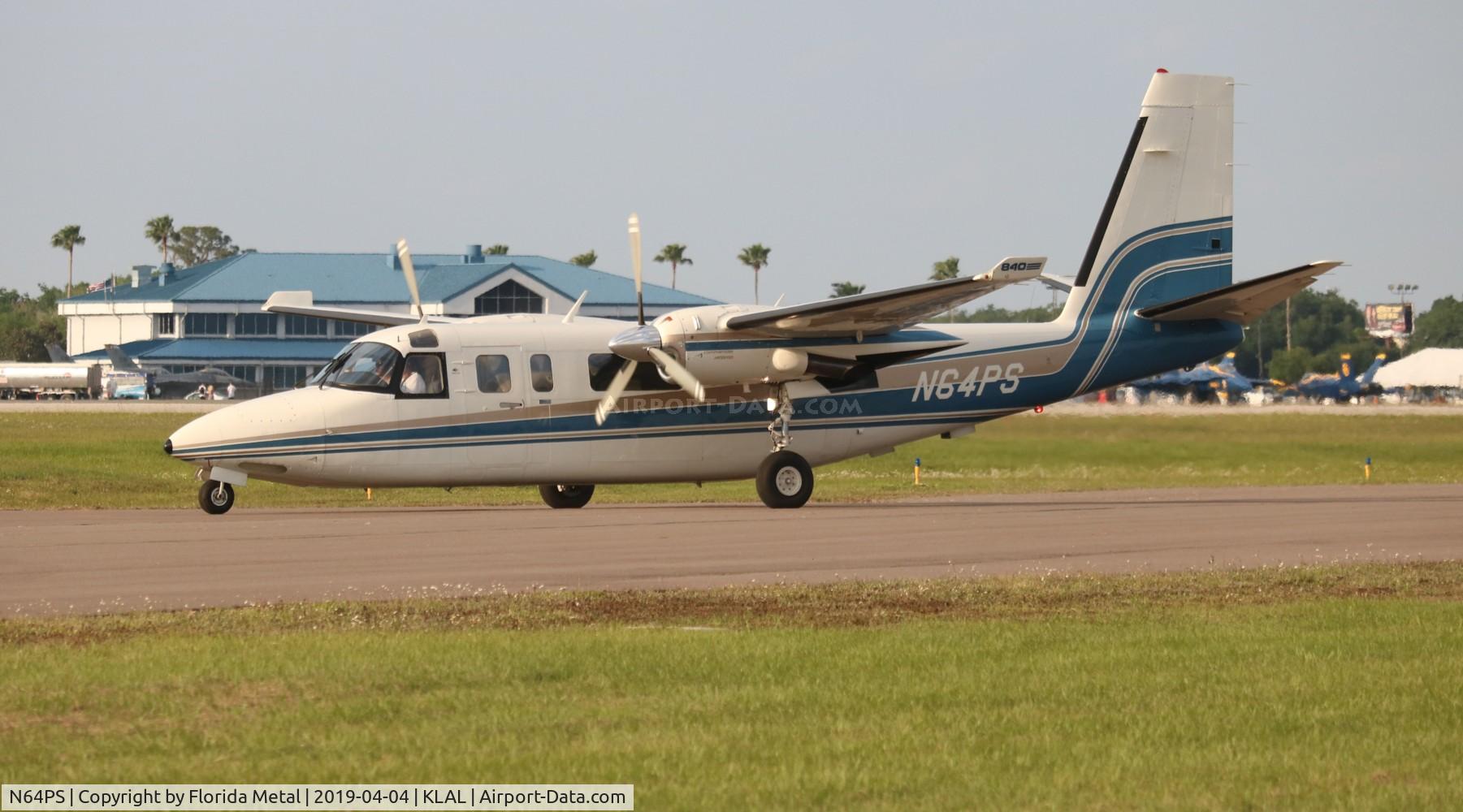 N64PS, 1981 Gulfstream 690C Jetprop 840 C/N 11702, Sun N Fun 2019