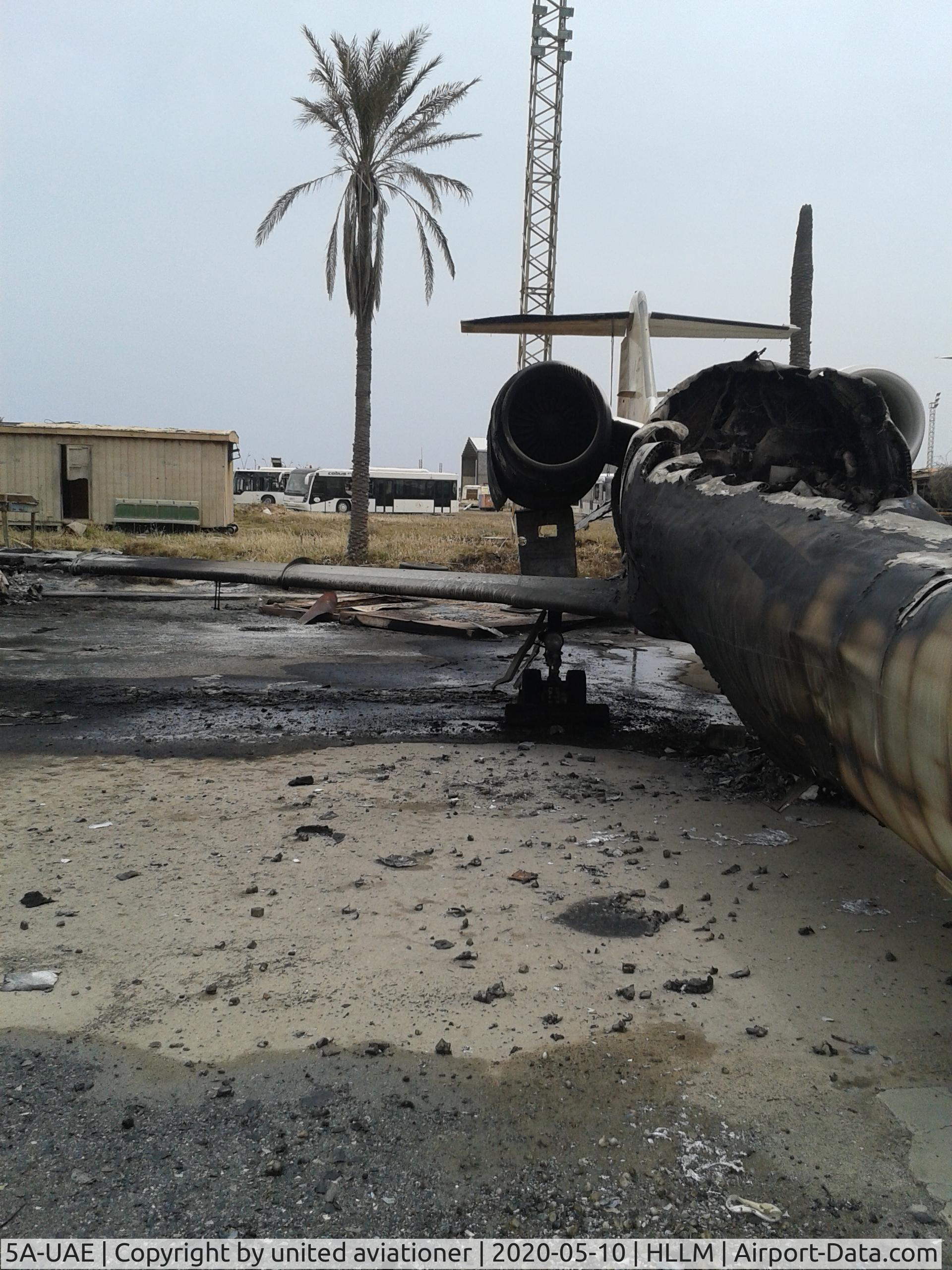 5A-UAE, 2010 Learjet 60 C/N 60-385, destroyed