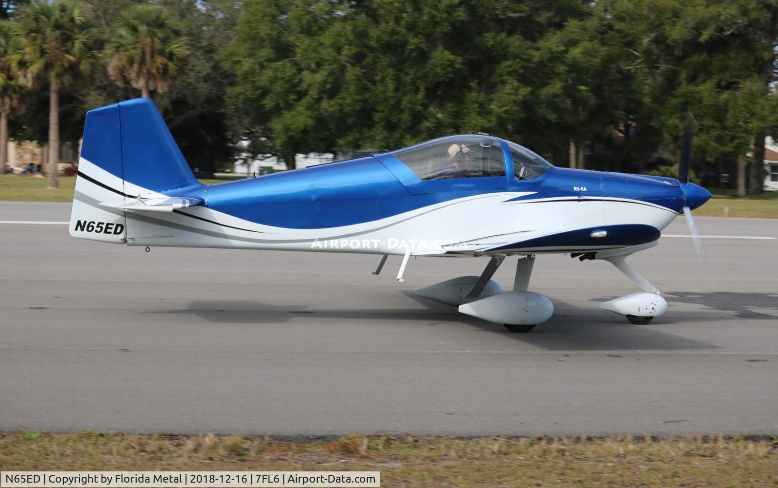 N65ED, Vans RV-6A C/N 22397, Spruce Creek 2018