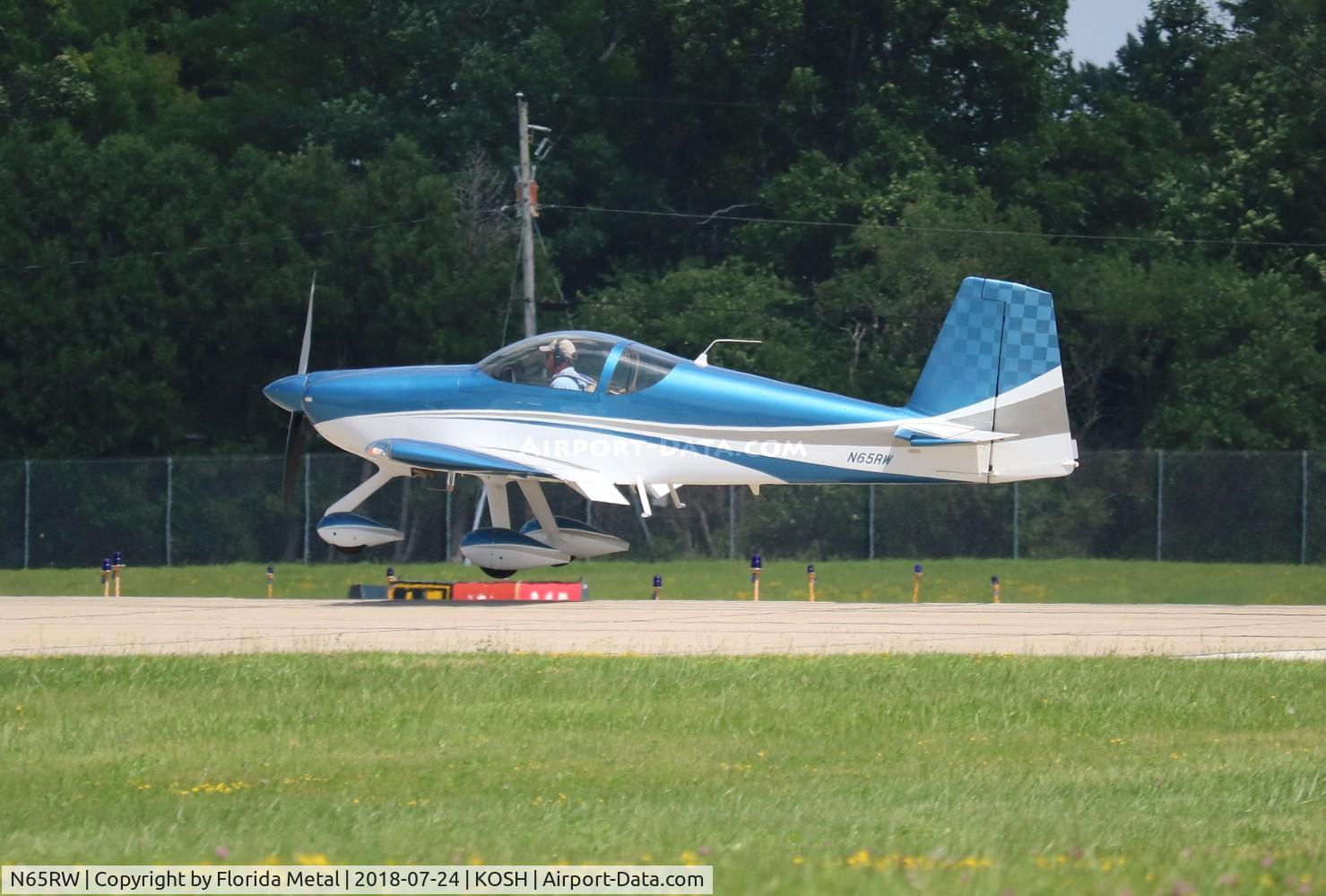 N65RW, 2012 Vans RV-7A C/N 72204, Air Venture 2018