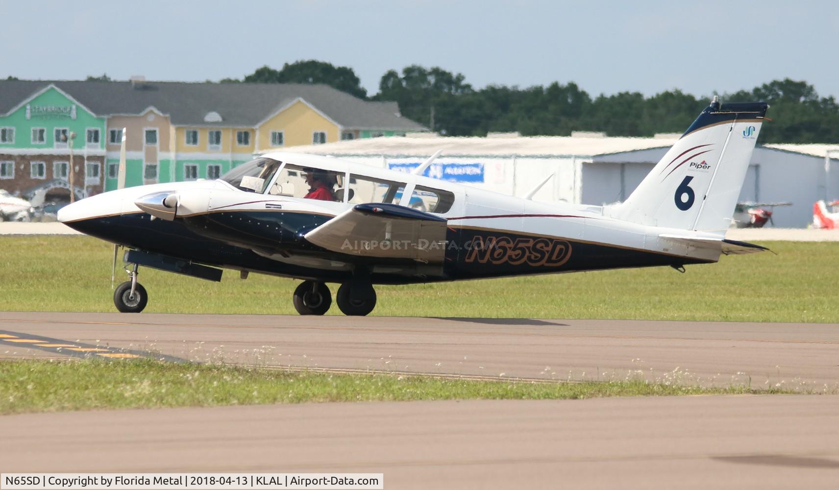 N65SD, 1967 Piper PA-30 B Twin Comanche C/N 30-1431, Sun N Fun 2018