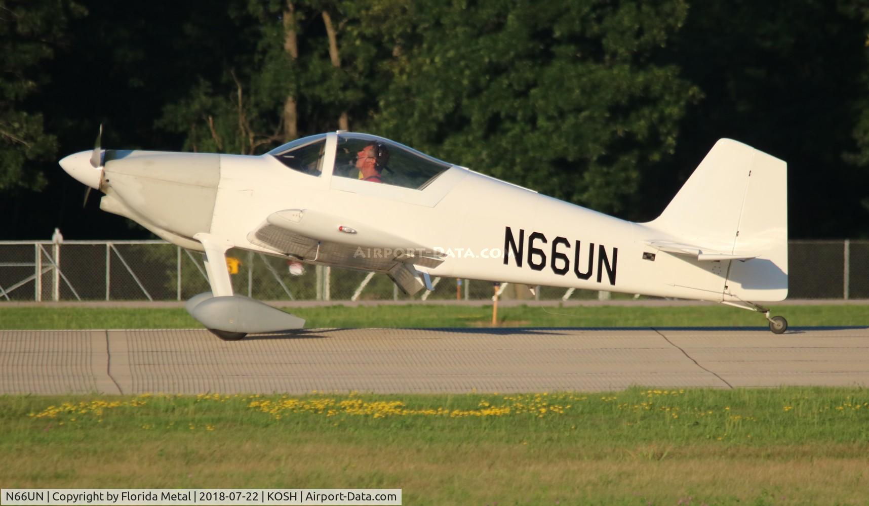 N66UN, Vans RV-6 C/N 60342, Air Venture 2018